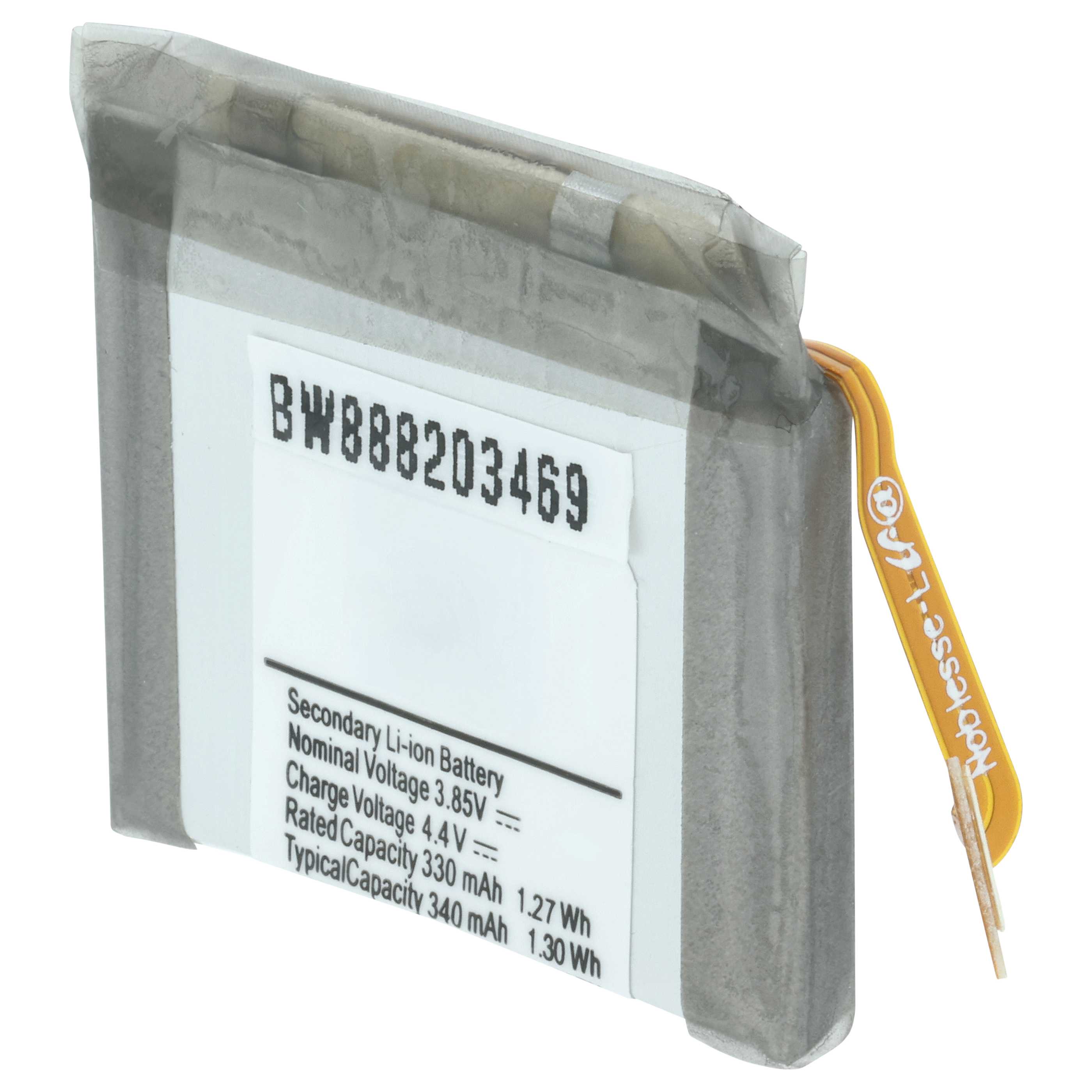 Batteria sostituisce Samsung EB-BR840ABY, GH43-05011A per smartwatch - 330mAh 3,85V Li-Poly