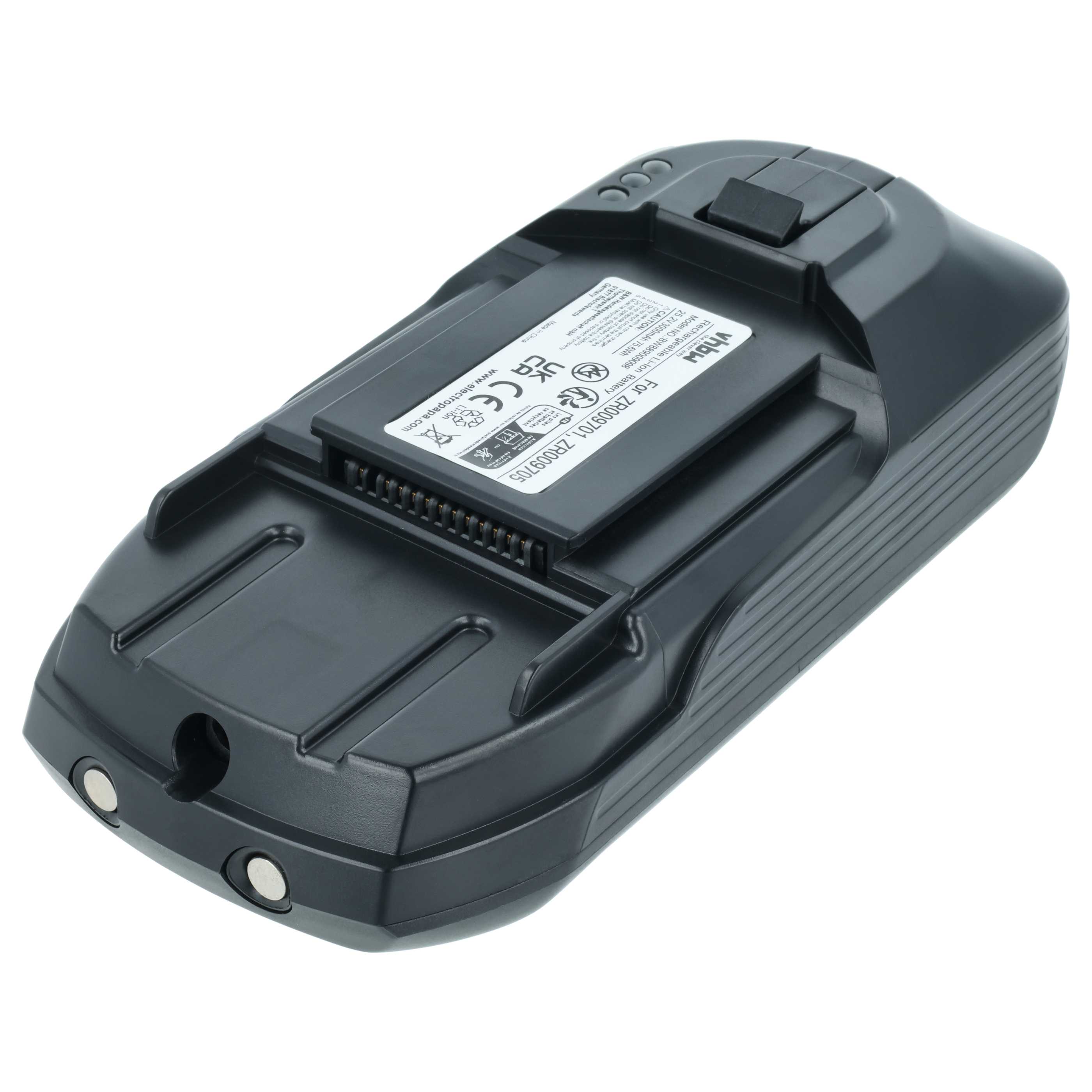 Battery replaces Rowenta ZR009705, ZR009701 for Rowenta 3000mAh, 25.2V, Li-Ion