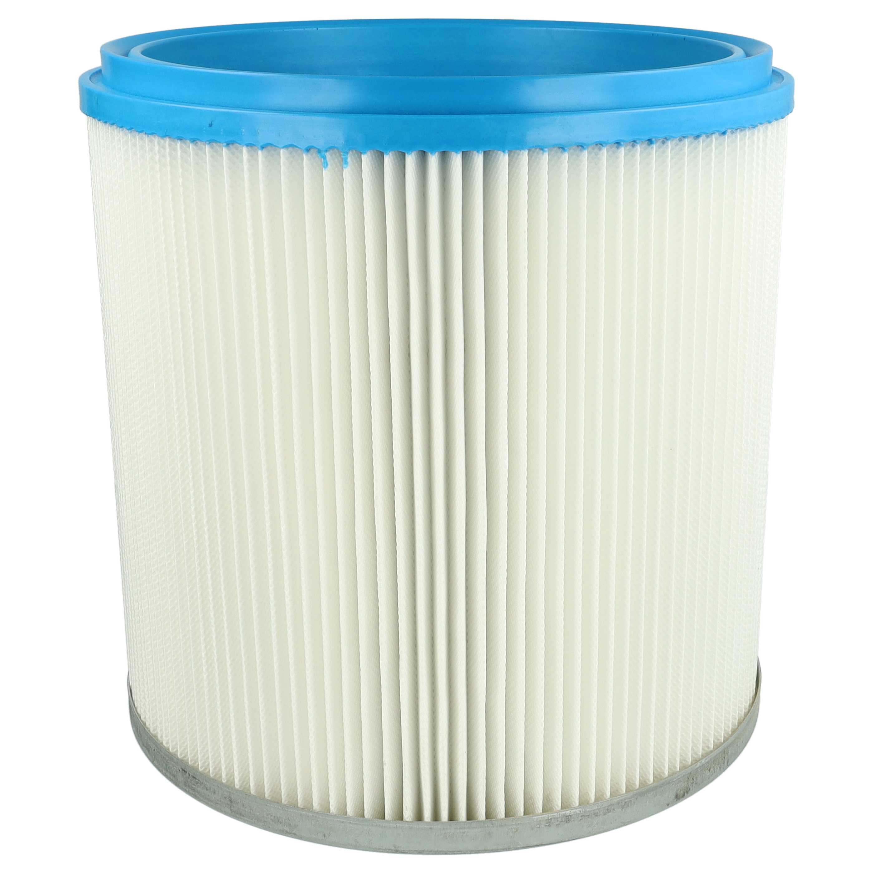 3x cartridge filter replaces Bosch 2607432008 for Bosch Vacuum Cleaner, white / silver / blue