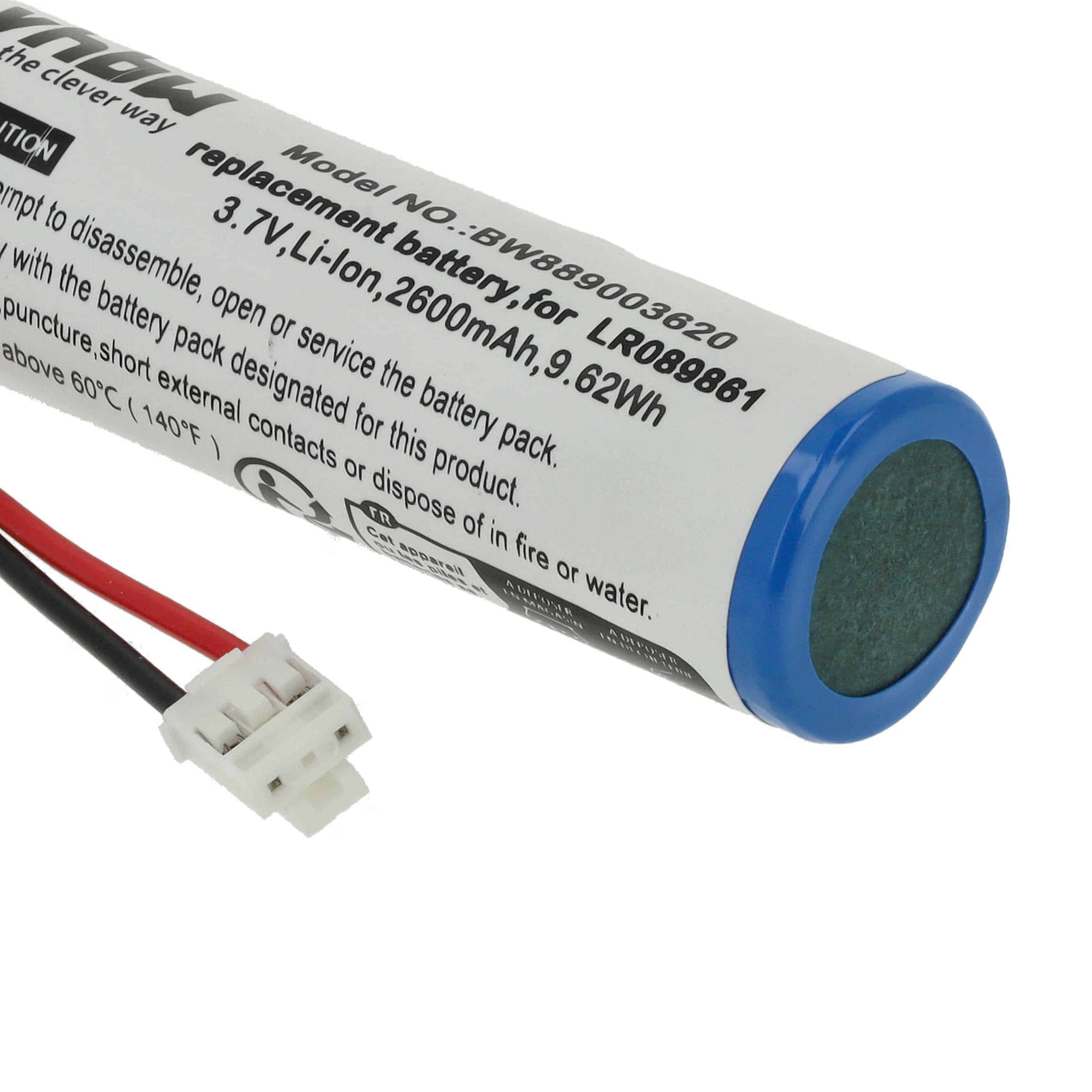 Kfz-Telematik-Steuergerät-Akku als Ersatz für Land Rover LR089861 - 2600mAh 3,7V Li-Ion