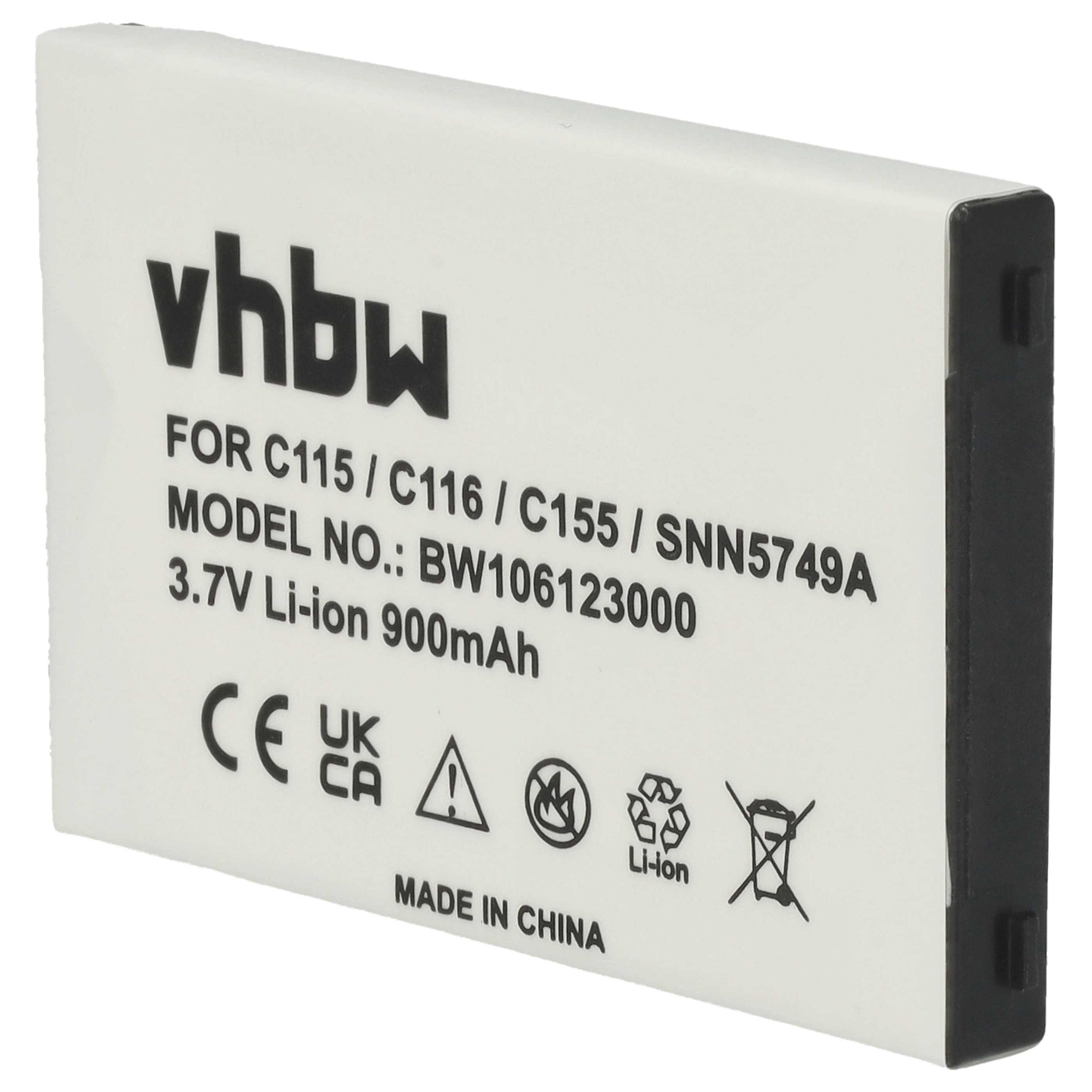 Mobile Phone Battery Replacement for Motorola SNN5749A - 900 mAh 3.7 V Li-Ion