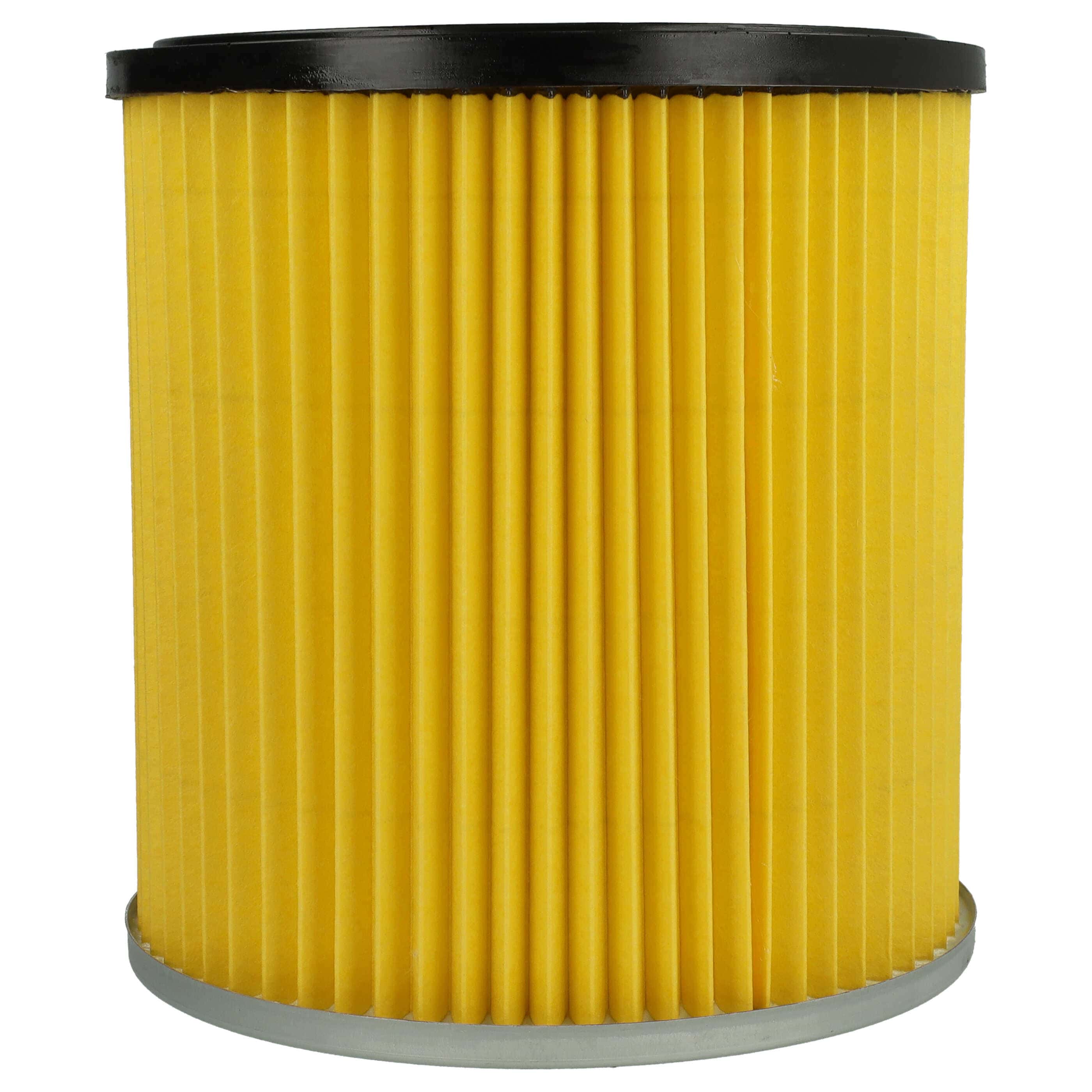 Filtr do odkurzacza Dewalt zamiennik Kärcher 6.414-354.0, 6.414-335.0 - wkład filtracyjny, żółty