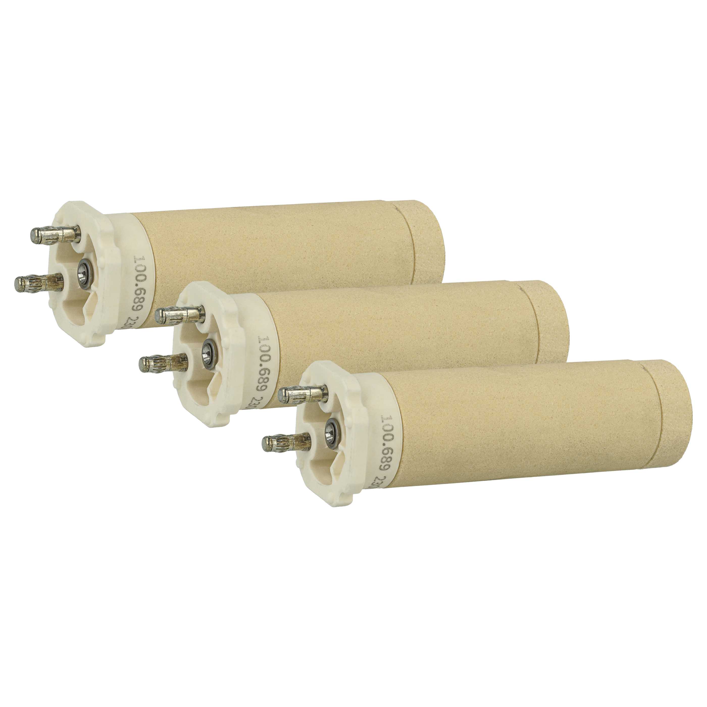 3x Elemento calefactor para pistola de soldadura para Leister Triac S - 1550W, 3,1 x 3,1cm