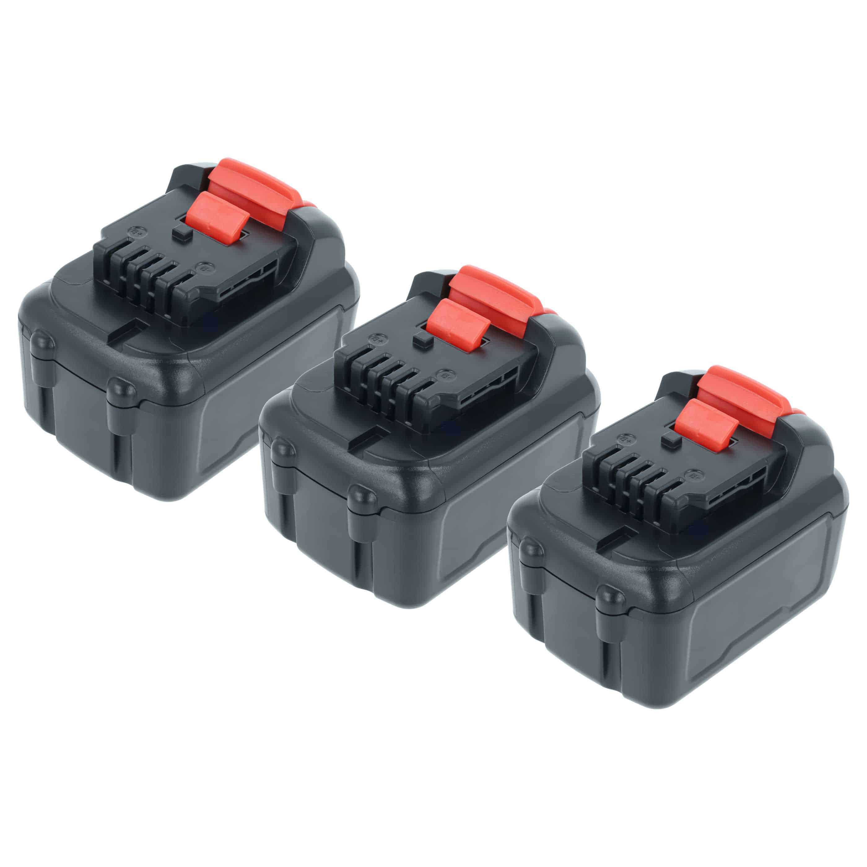 Akku (3x Stück) 12V als Ersatz für Dewalt DCB127, DCB125, DCB123, DCB121, DCB120 - 4Ah, Li-Ion