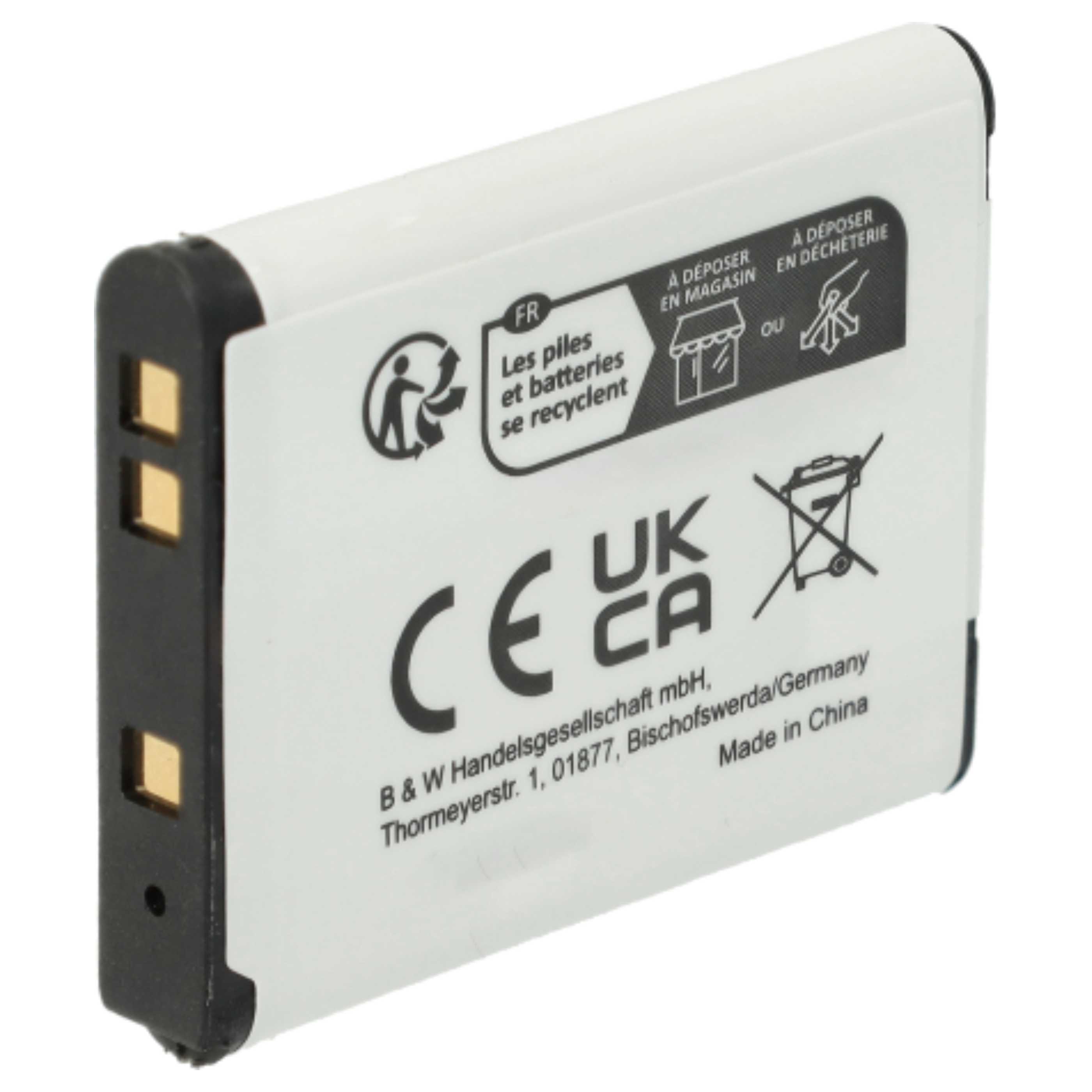 3x Battery replaces Nikon EN-EL19 - 600mAh, 3.7V, Li-Ion