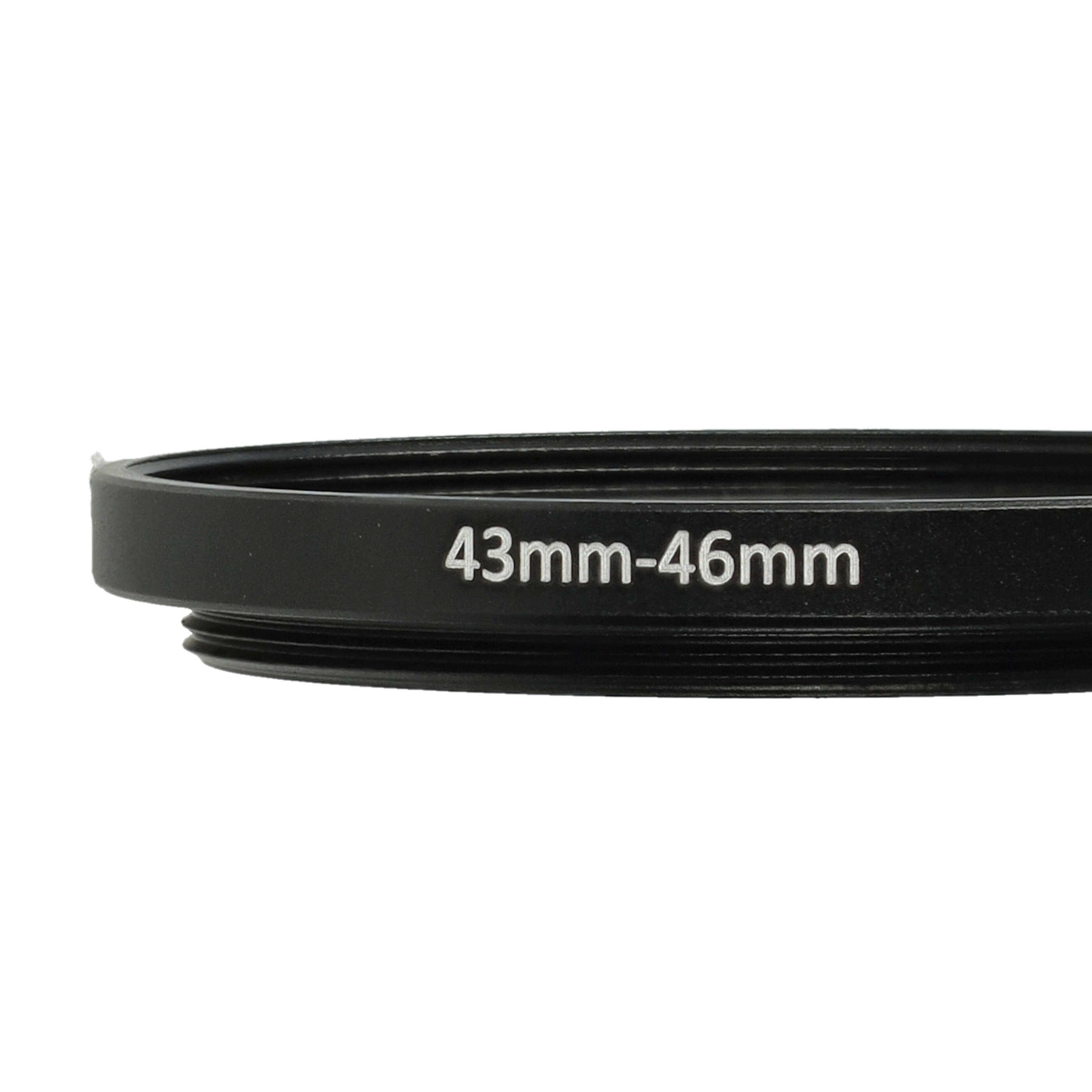 Step-Up Ring Adapter of 43 mm to 46 mm for various Camera Lens - Filter Adapter