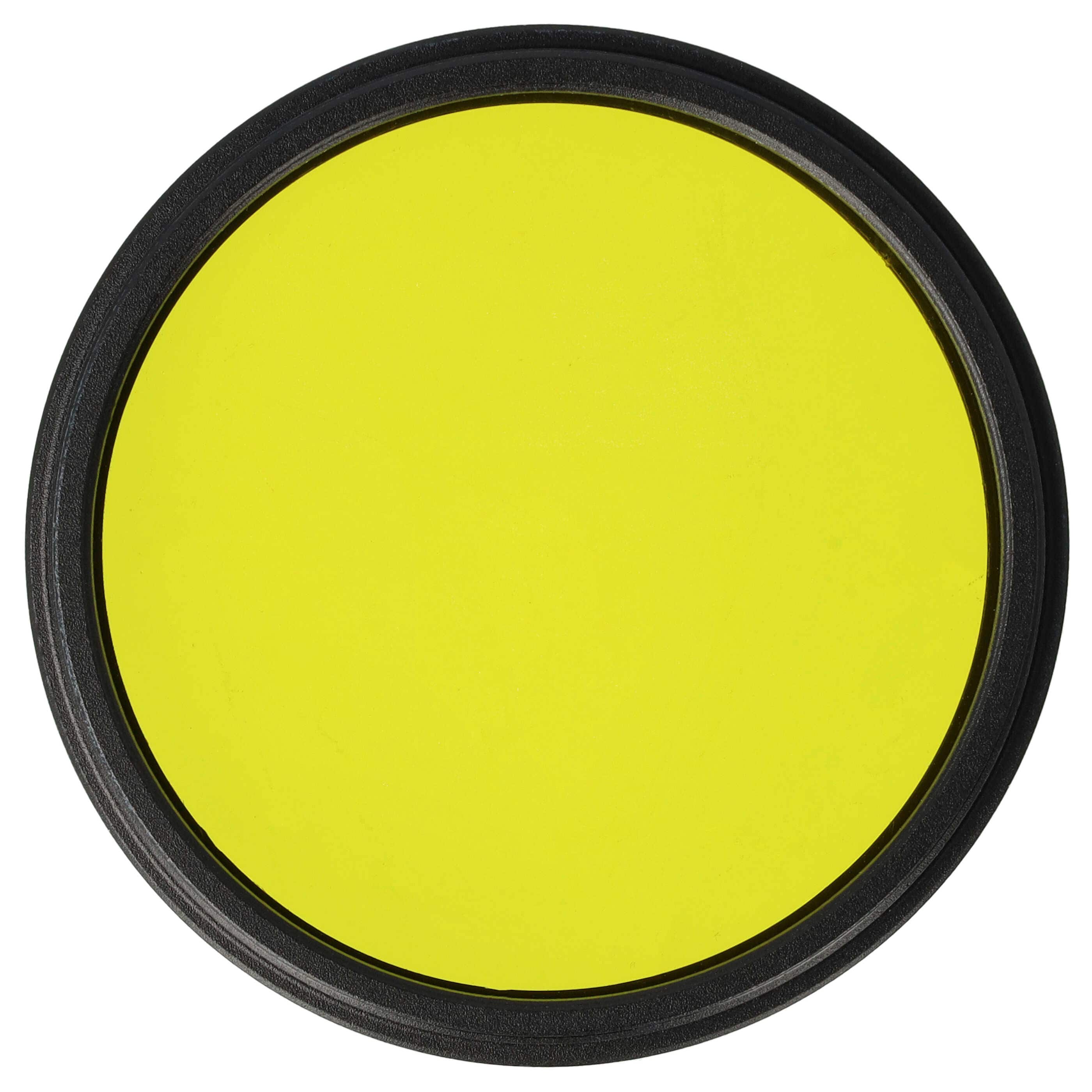 Filtro de color para objetivo de cámara con rosca de filtro de 52 mm - Filtro amarillo