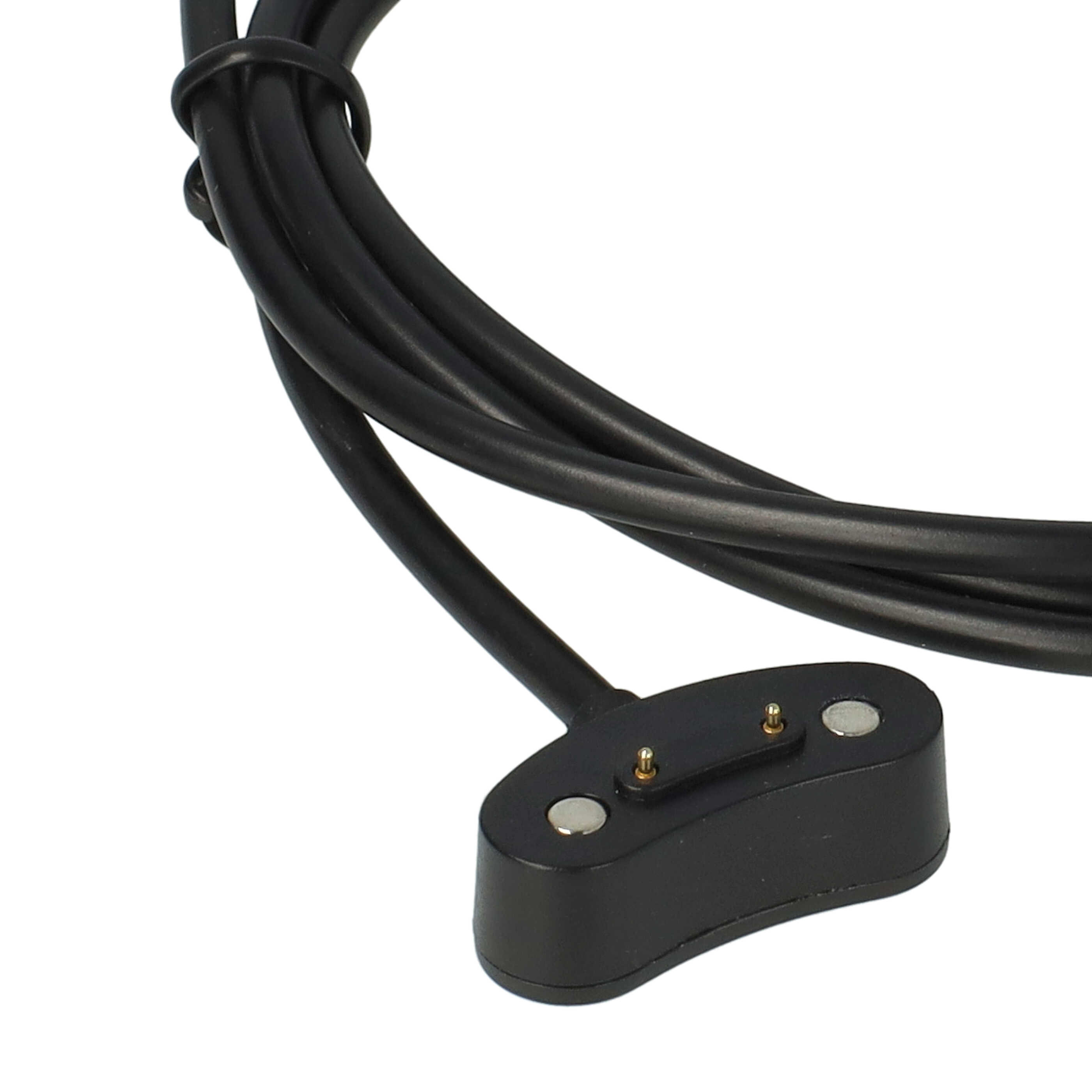 Cable de carga USB para smartwatch Mobvoi TicWatch E3 - negro 100 cm