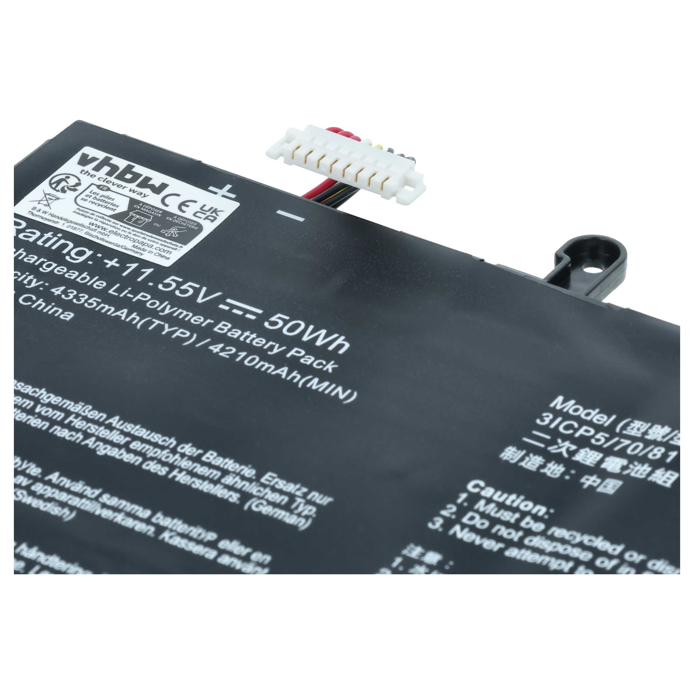 Akumulator do laptopa zamiennik Asus 0B200-03160000, C31N1816 - 4250 mAh 11,55 V LiPo