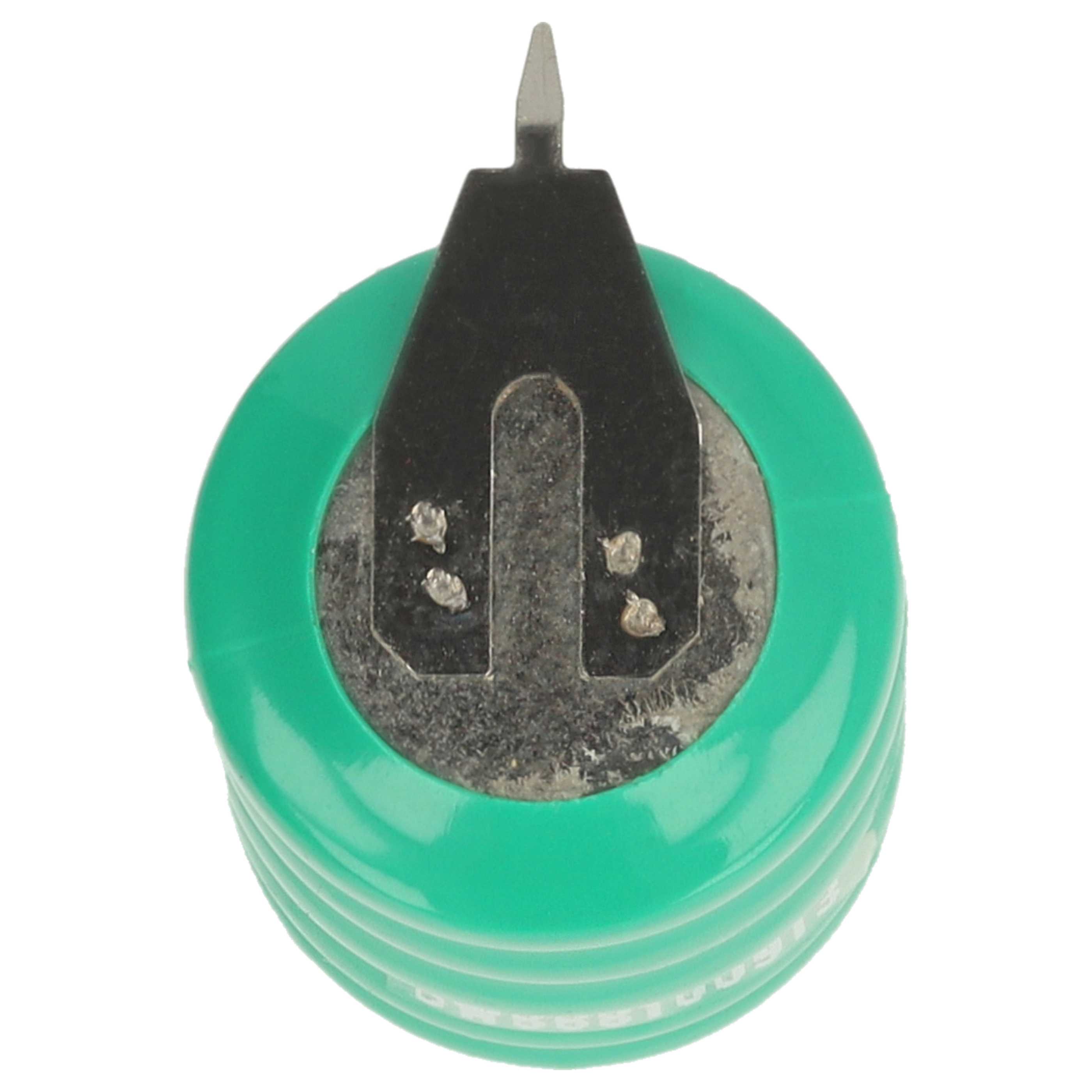 10x Button Cell Battery Type V80H 3 Pins for Model Building Solar Lamps etc. - 80 mAh 6 V NiMH
