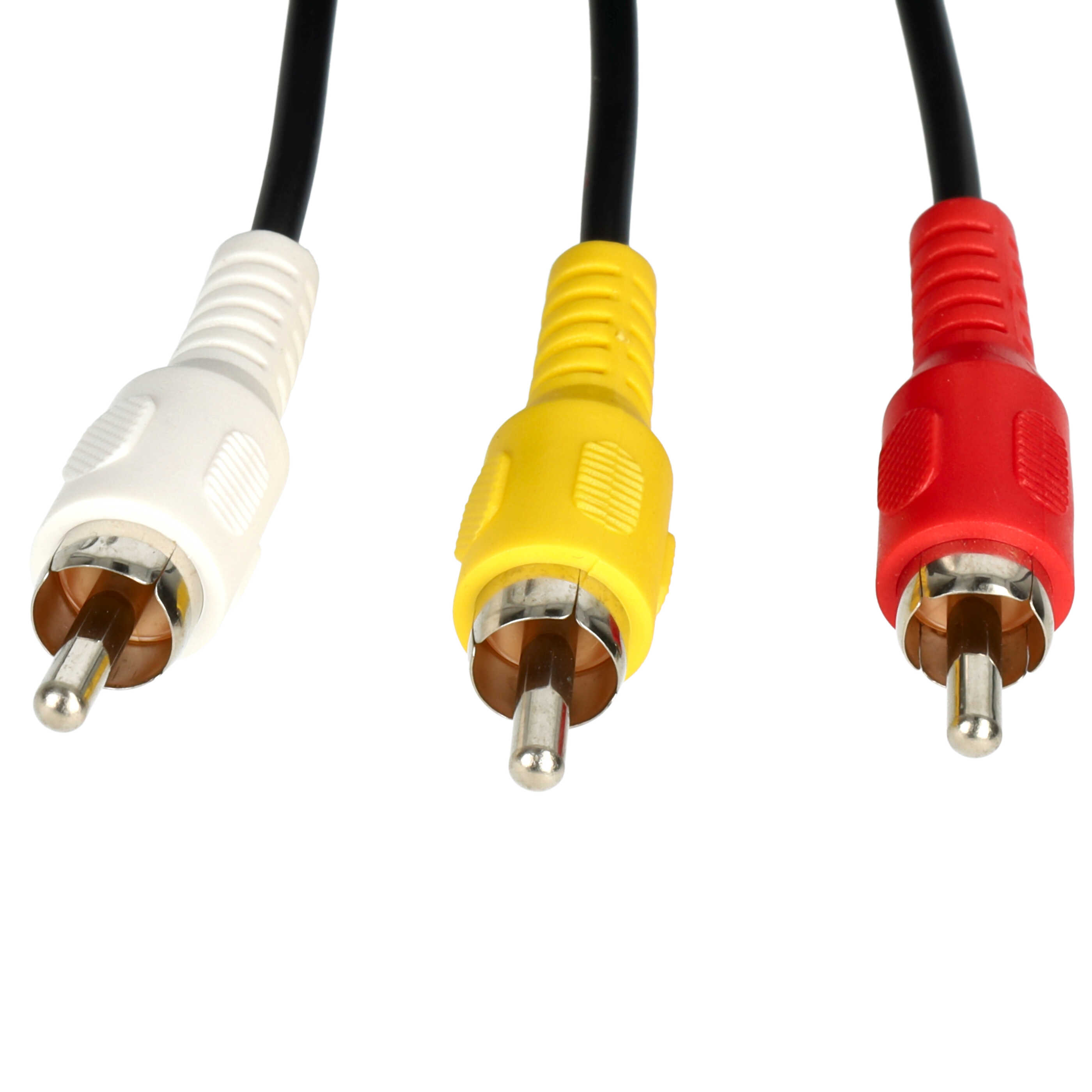 vhbw Cable AV de USB a Cinch compatible con reproductores HDD, sistemas AV estéreo - Clavija USB A 2.0 a clavi