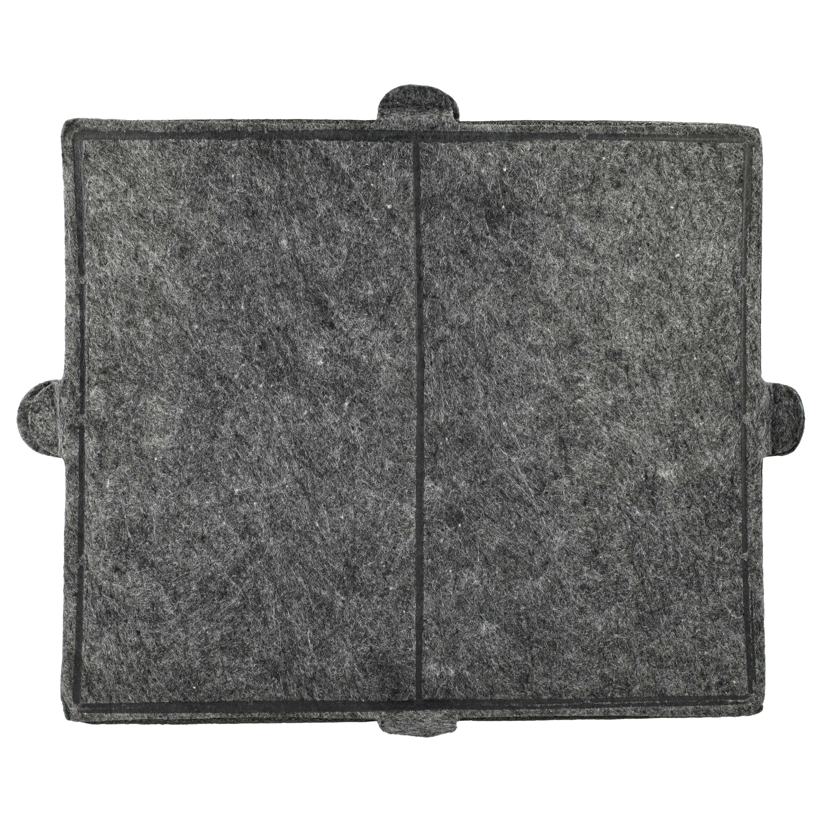 4x Filtres à charbon actif remplace Miele DKF 12-1, 6228731 pour hotte Miele