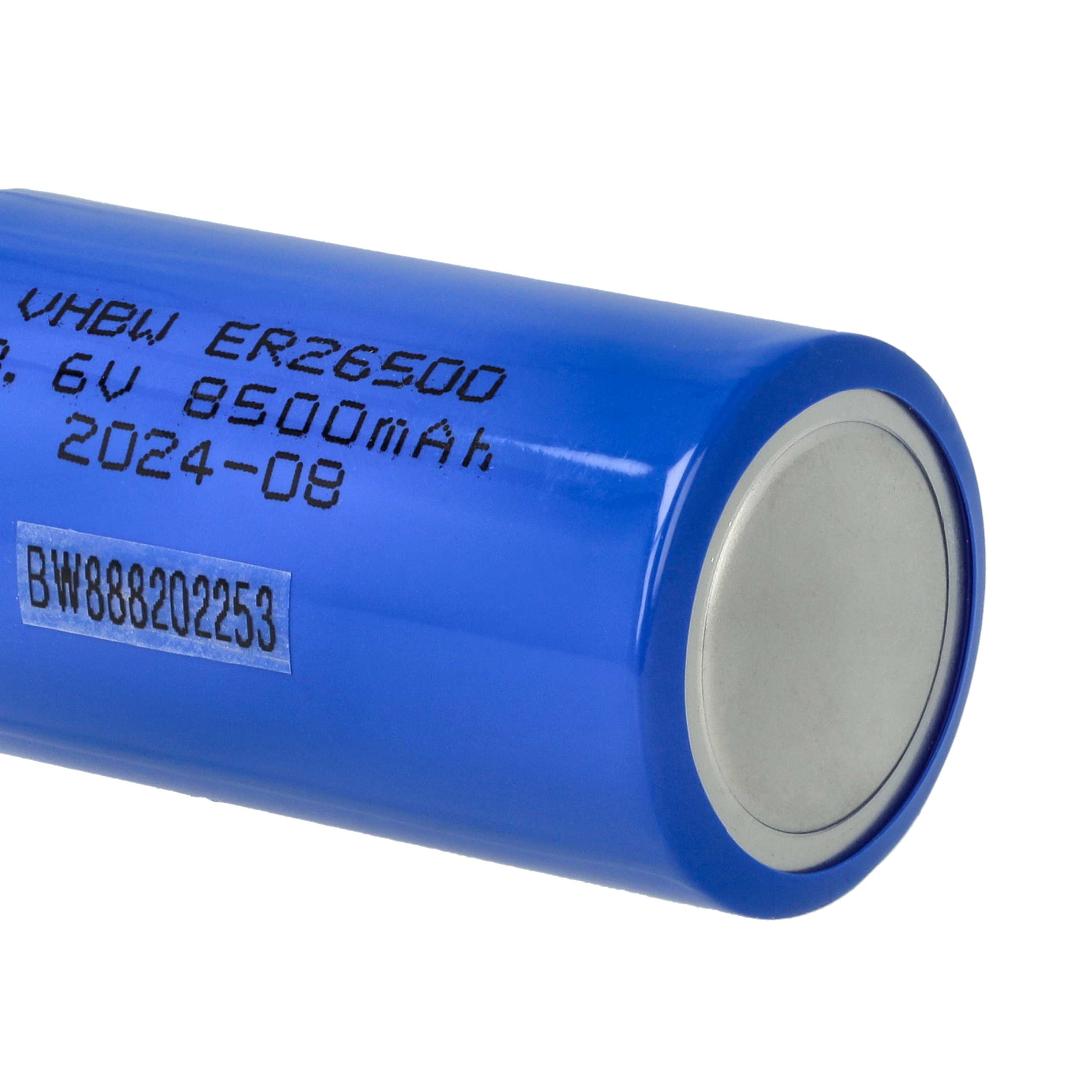 3x Bateria ER26500 (Size C) - 8500 mAh 3,6 V Li-SOCl2