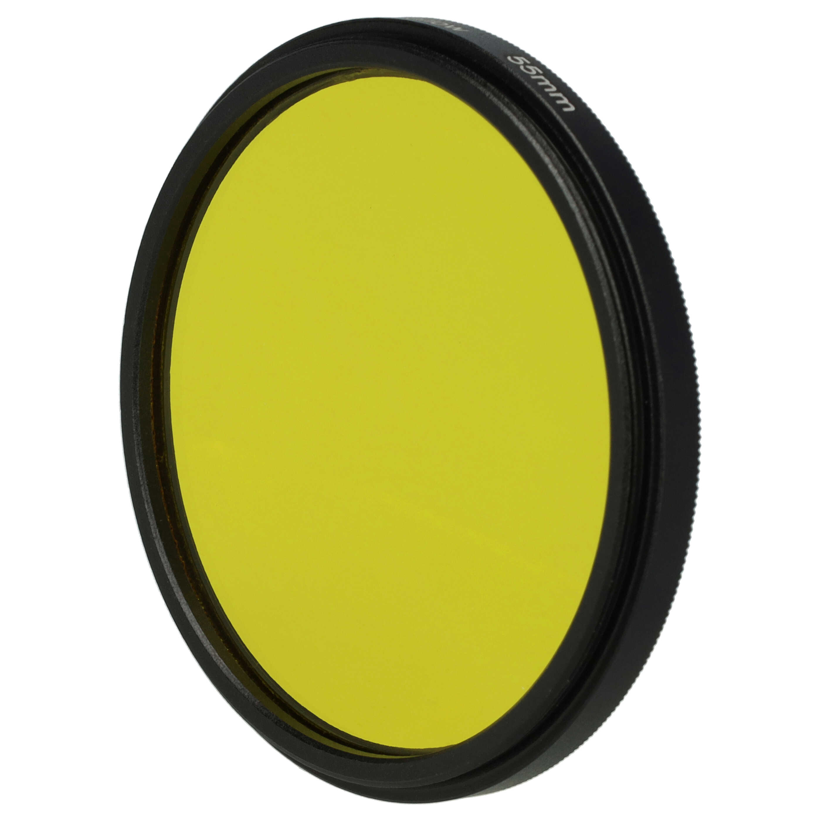 Farbfilter gelb passend für Kamera Objektive mit 55 mm Filtergewinde - Gelbfilter
