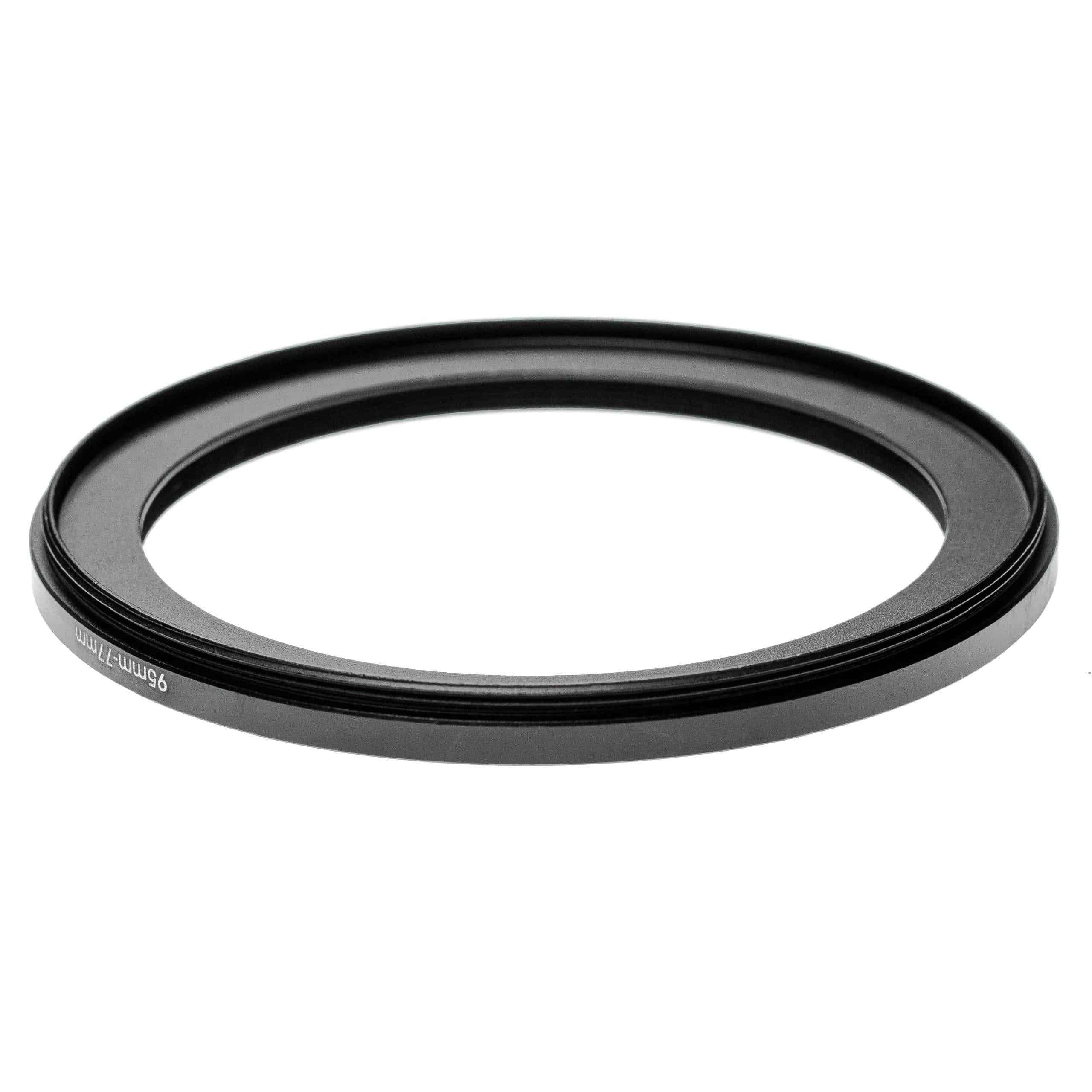 Step-Down-Ring Adapter von 95 mm auf 77 mm passend für Kamera Objektiv - Filteradapter, Aluminium (Eloxiert)