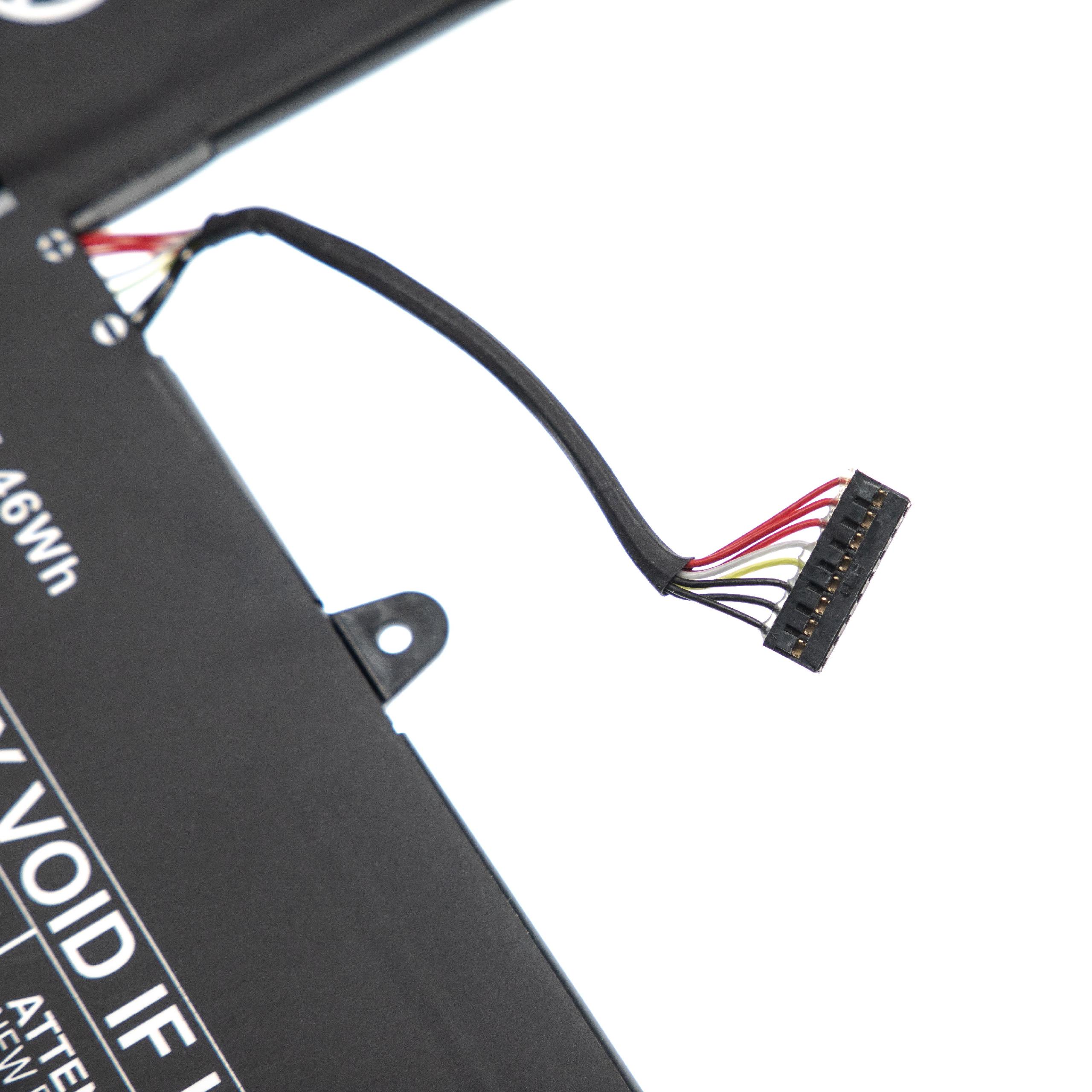 Notebook Battery Replacement for Asus C21N1521, 0B200-01870000 - 3350mAh 7.6V Li-polymer, black