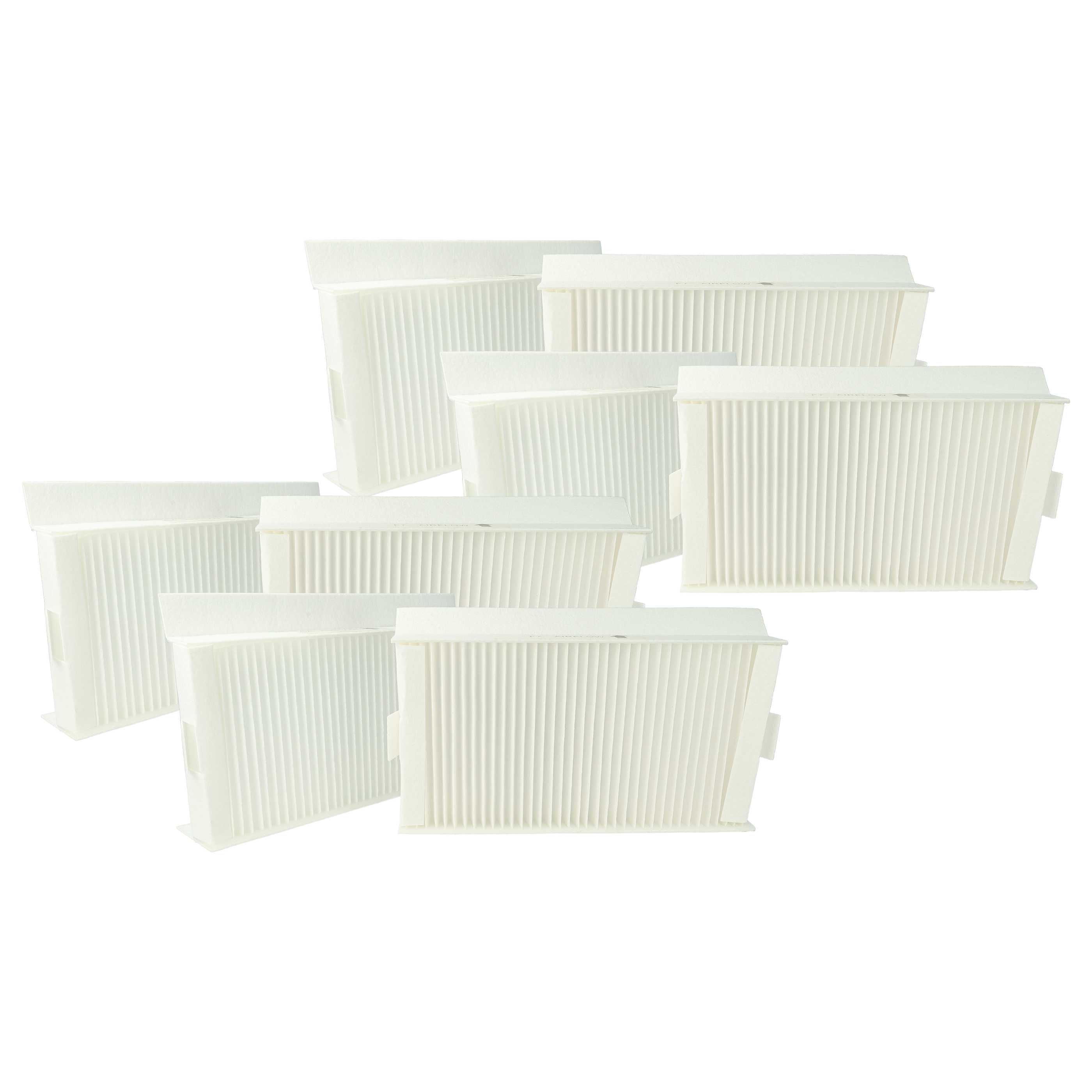 8-tlgs. Filterset als Ersatz für Zehnder 400100091 für Zehnder Lüfter u.a. - 24 x 12 x 5 cm