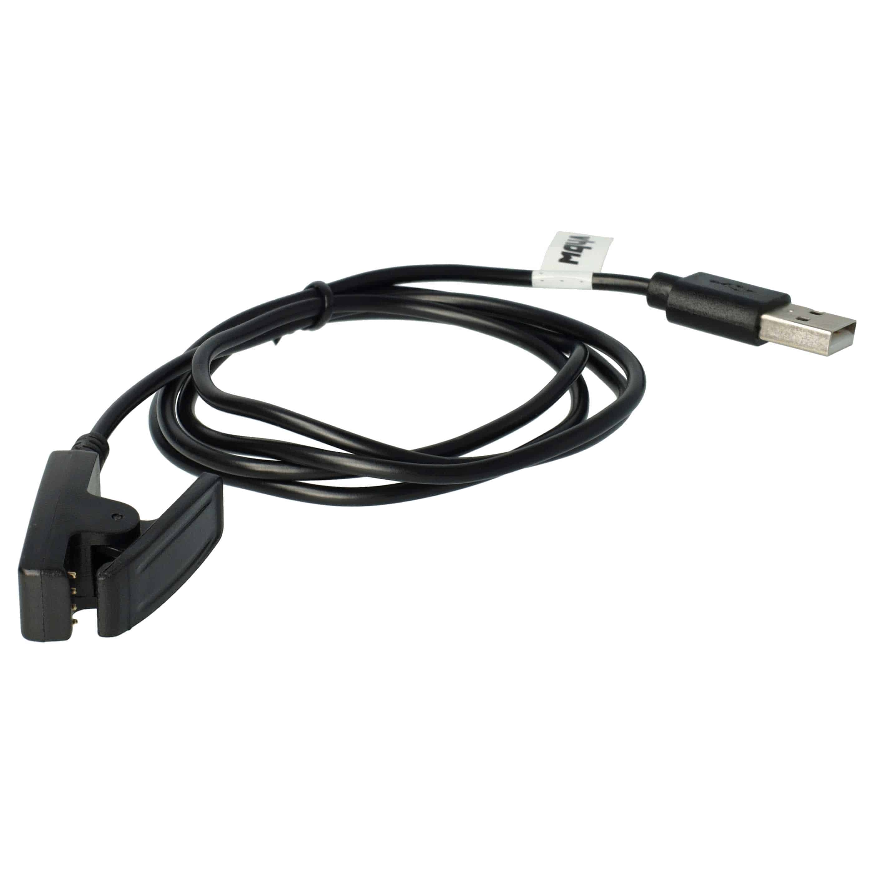 Cavo di ricarica USB sostituisce Garmin 010-11029-19 per smartwatch Garmin - nero 100 cm