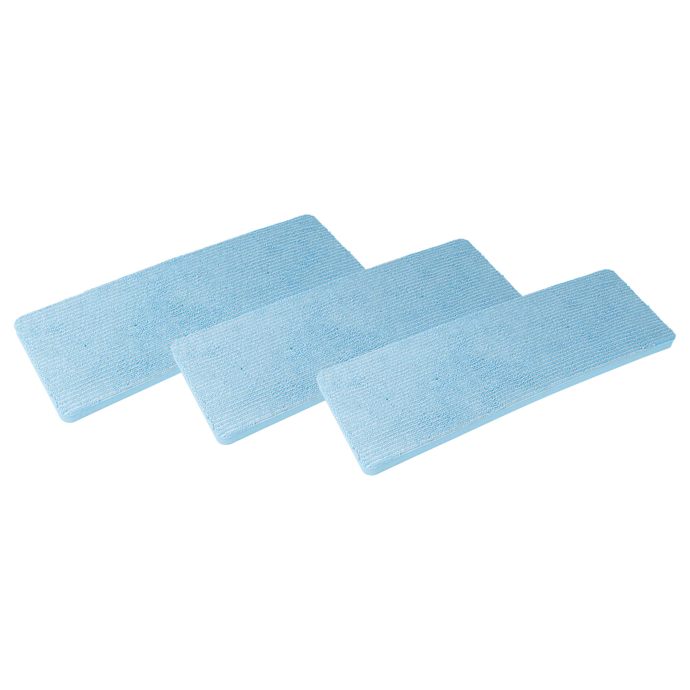 3x Mop Pad replaces Philips XV1882/10 for Philips Electric Floor Mop - 34.5 x 12 x 1.3 cm