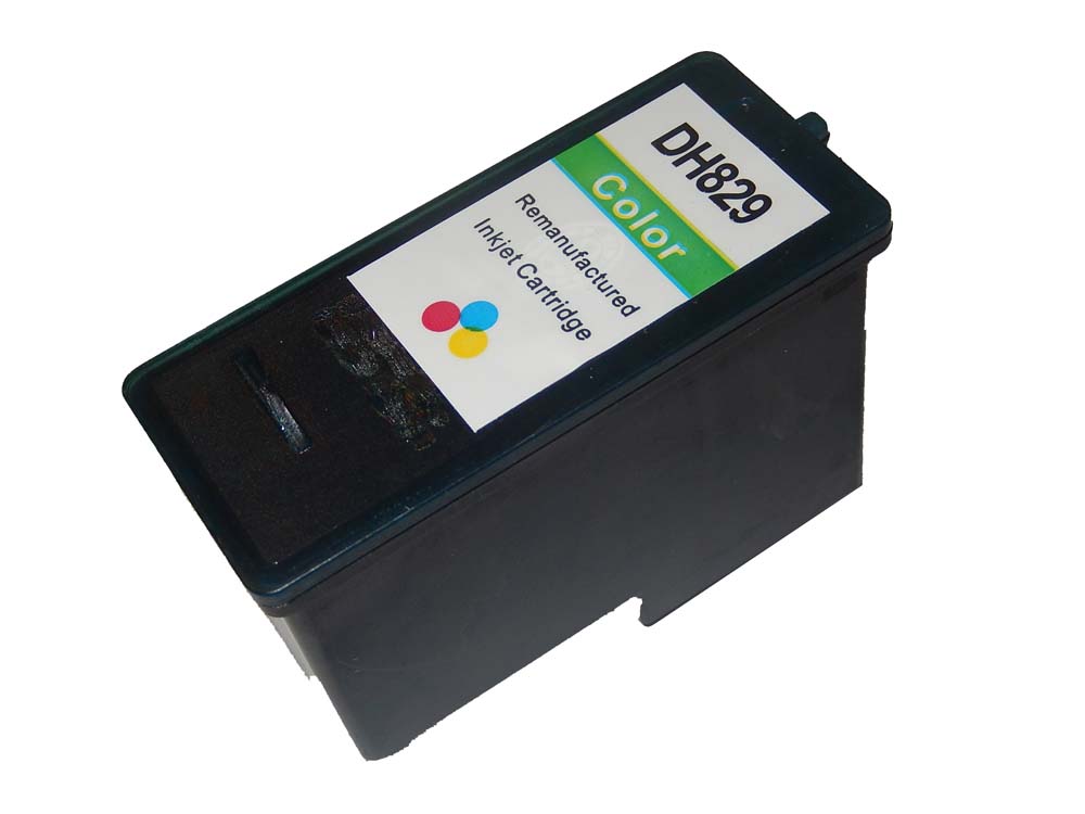 Ink Cartridge as Exchange for Dell DH829 for Dell Printer - C/M/Y, Refilled 16 ml
