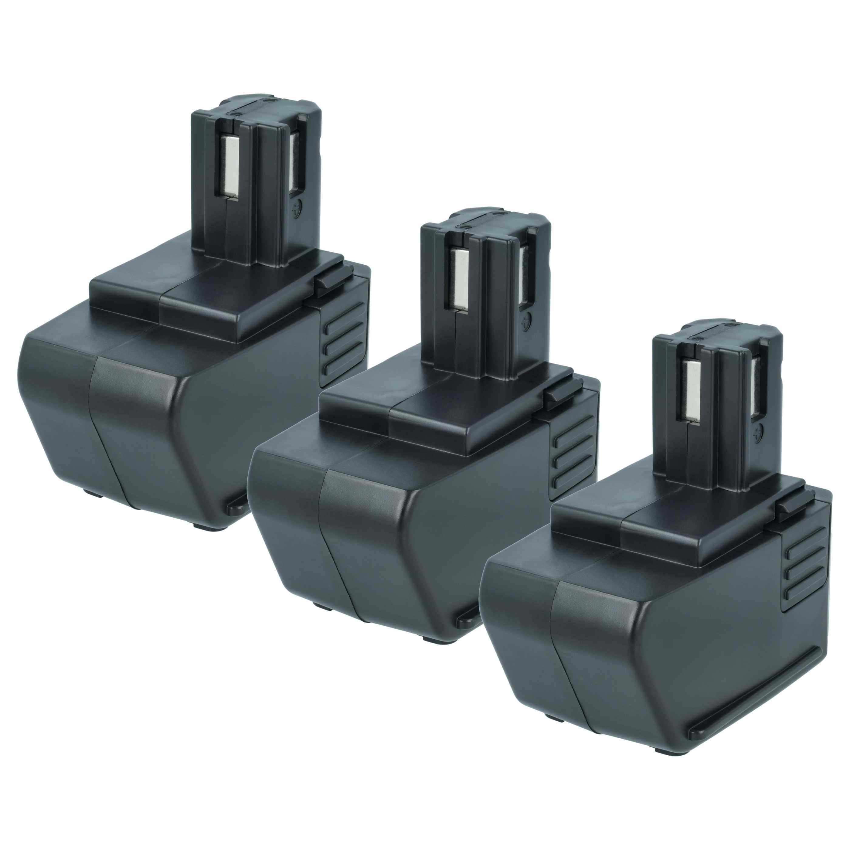3x Battery replaces Hilti 334584, 315078, 265605, SBP10 Electric Power Tool - 3300 mAh, 9.6 V, NiMH