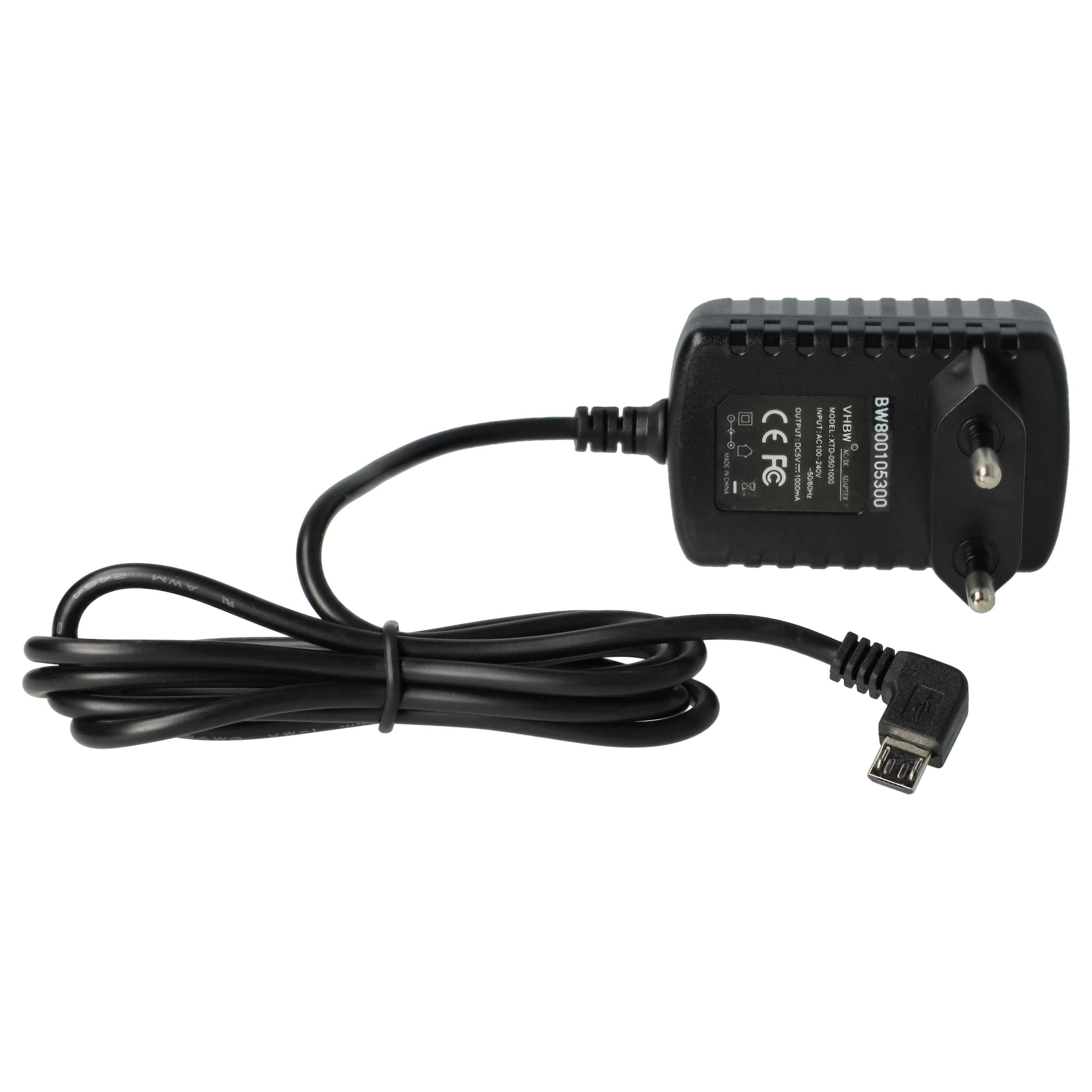 Micro USB Charger replaces Philips CP1759/01, CP1484/01 for Philips Electric Devices etc. - 1.0 A / 5 V