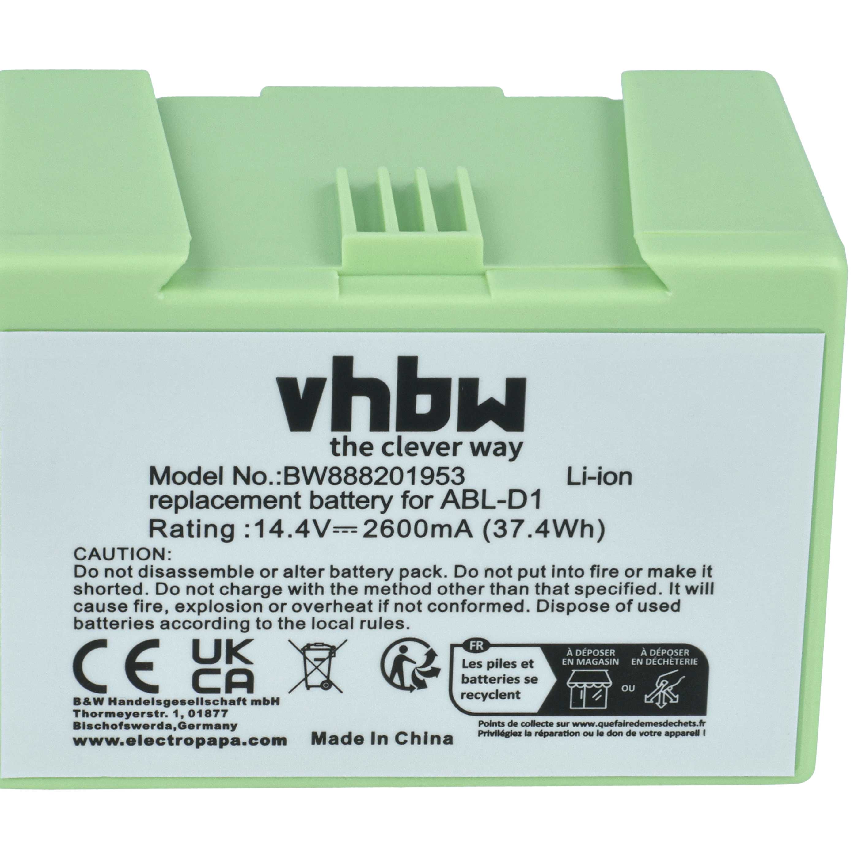 Akumulator do odkurzacza iRobot Roomba e5, e6, i3, i5, i7, i8, J7 - 2600mAh 14,4V Li-Ion