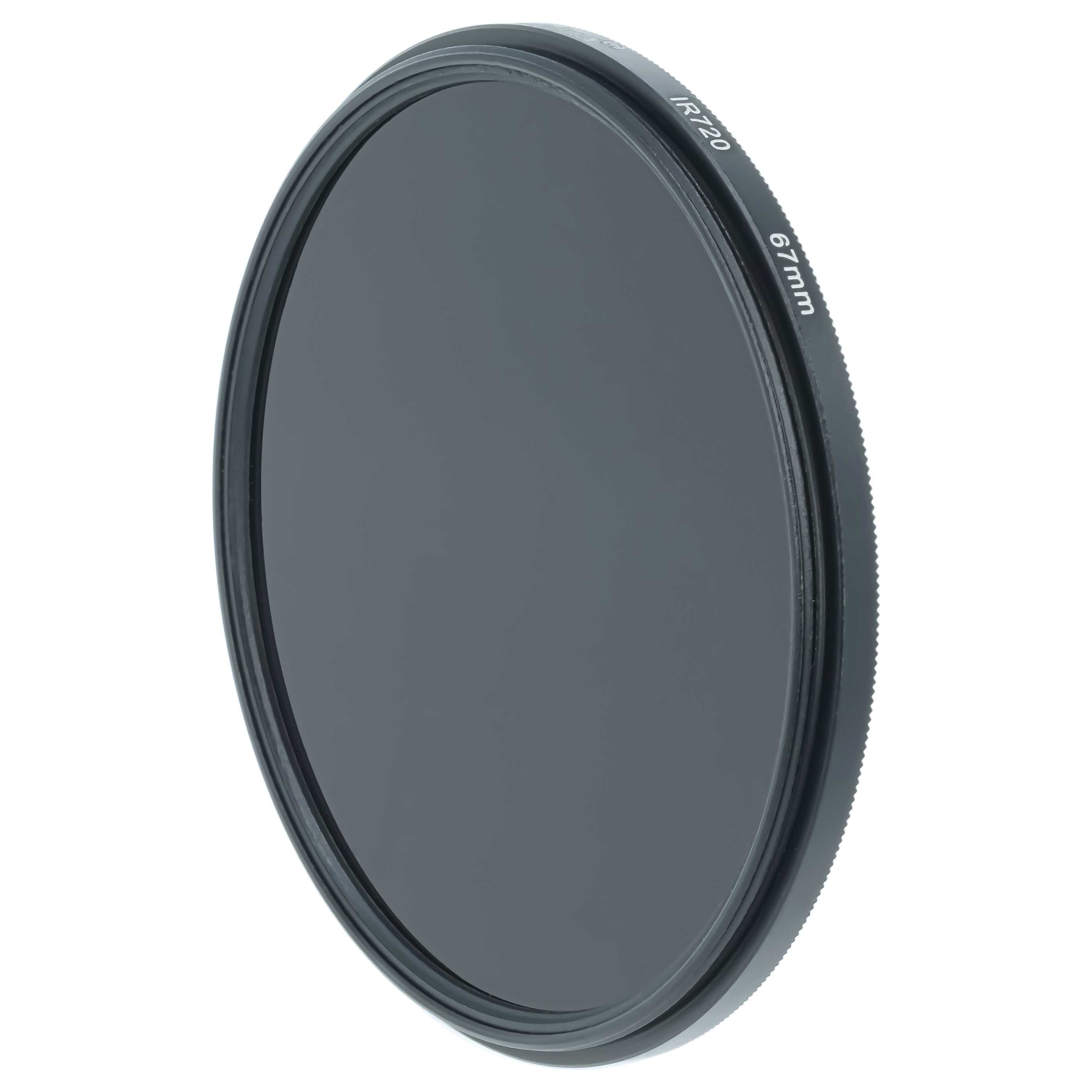 Filtr podczerwieni 720nm na obiektyw z gwintem 67 mm - Filtr IR