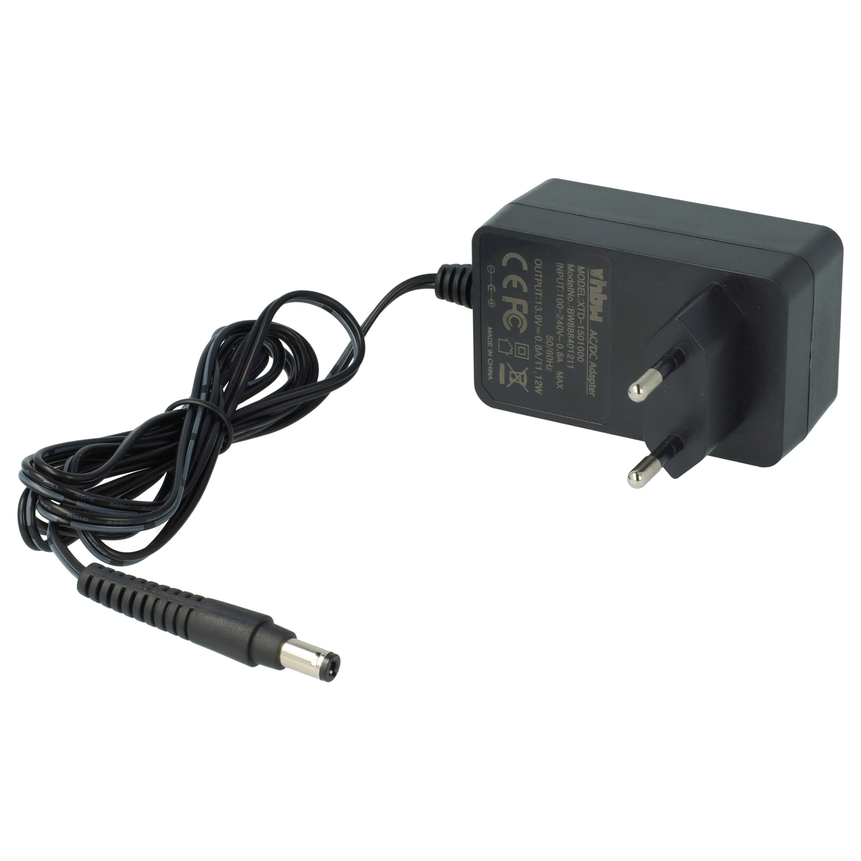 Mains Power Adapter replaces Rowenta 180018619, CS-00118619 for Rowenta Epilator - 140 cm