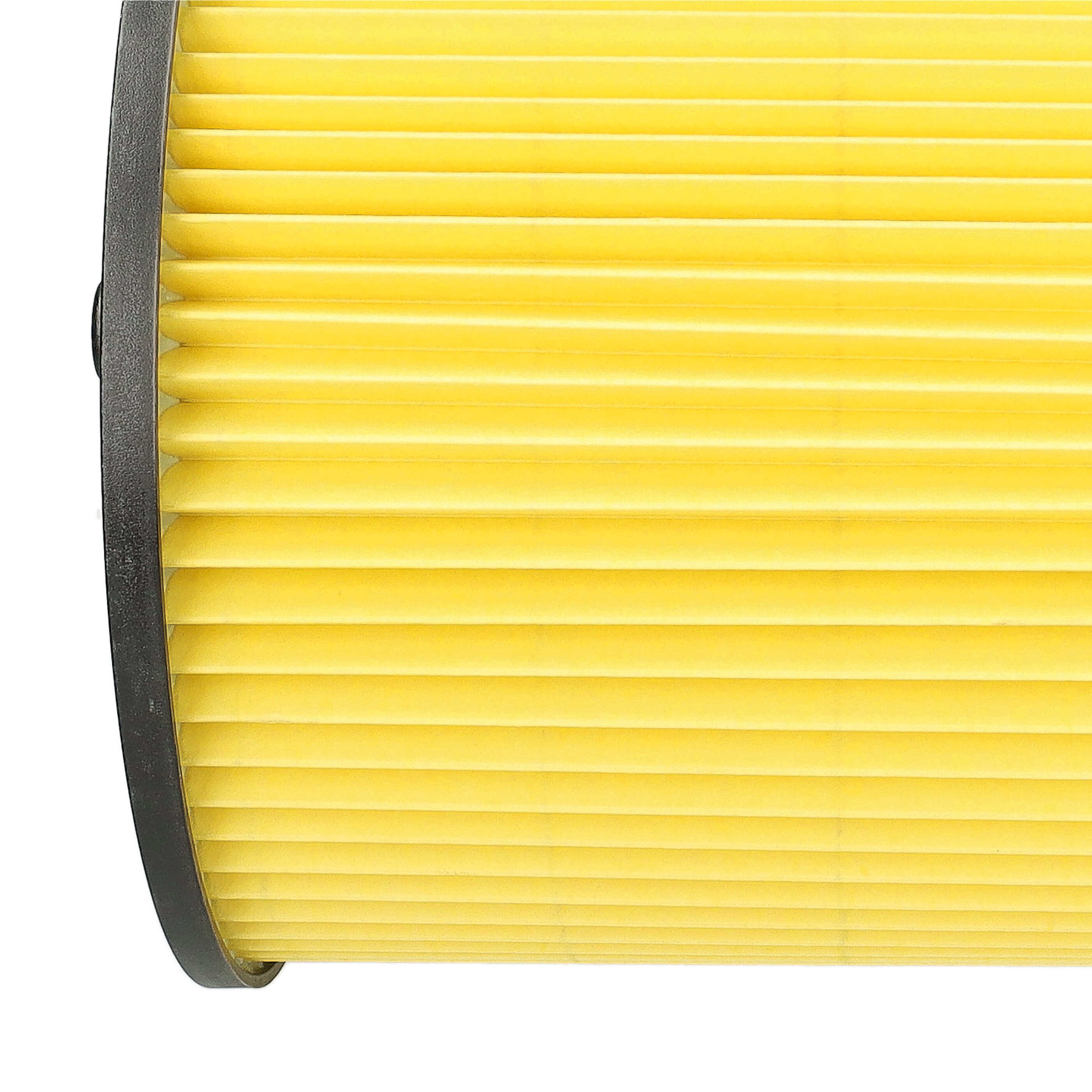 2x Filtercartridge filter replaces Thomas 787421 for Thomas Vacuum Cleaner, black / yellow