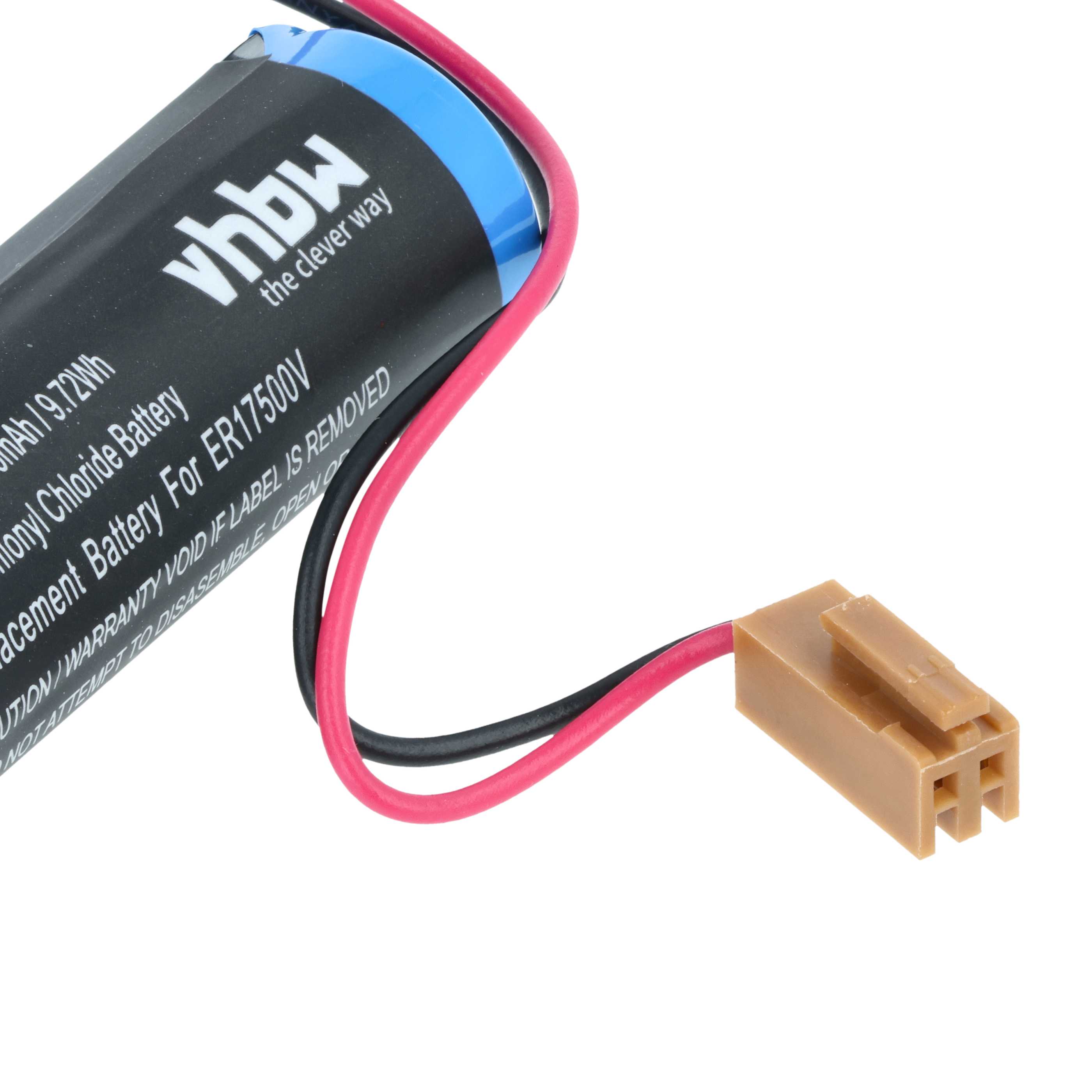 Bateria do PLC programowalnego sterownika zamiennik Maxell ER17/33 - 2700 mAh 3,6 V Li-MnO2