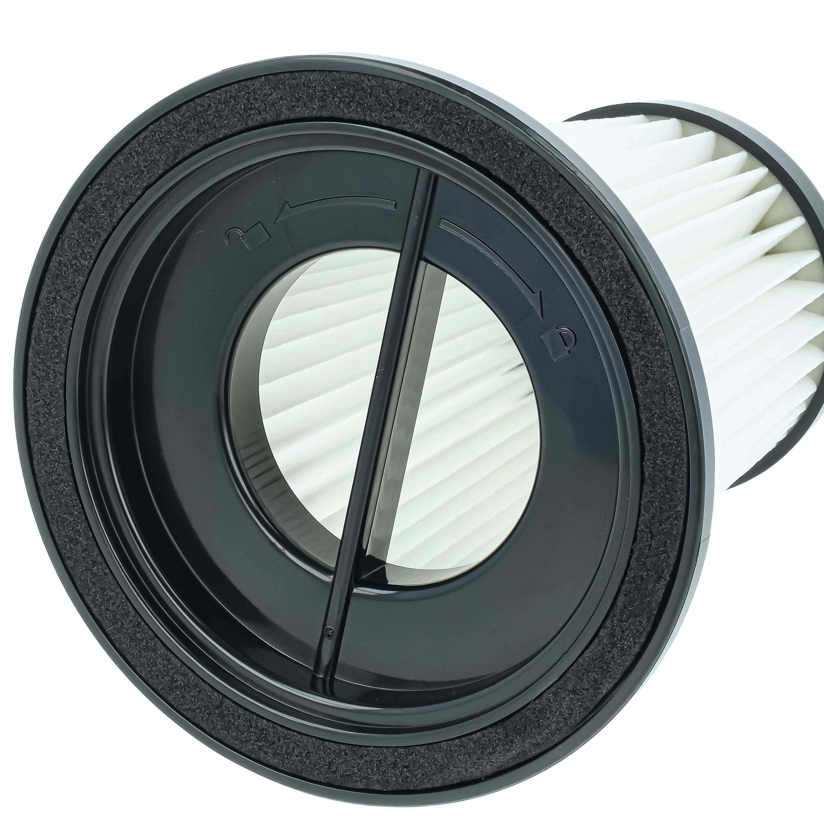 2x Filter replaces Arcelik 9178039322, C00911456 for Grundig Vacuum Cleaner, filter class H12