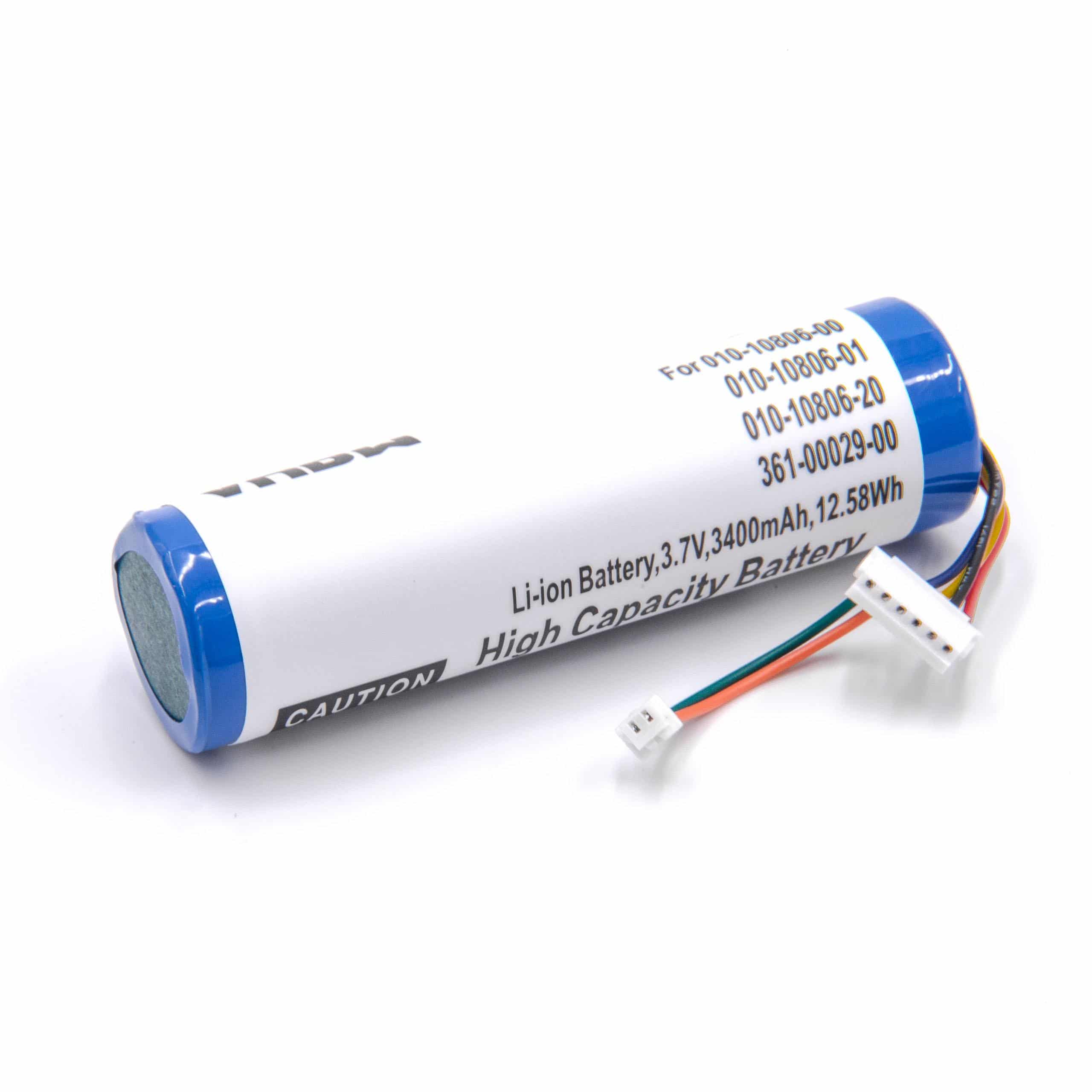 Batteria collare per collare per cani sostituisce Garmin 010-10806-00 Garmin - 3400mAh 3,7V Li-Ion