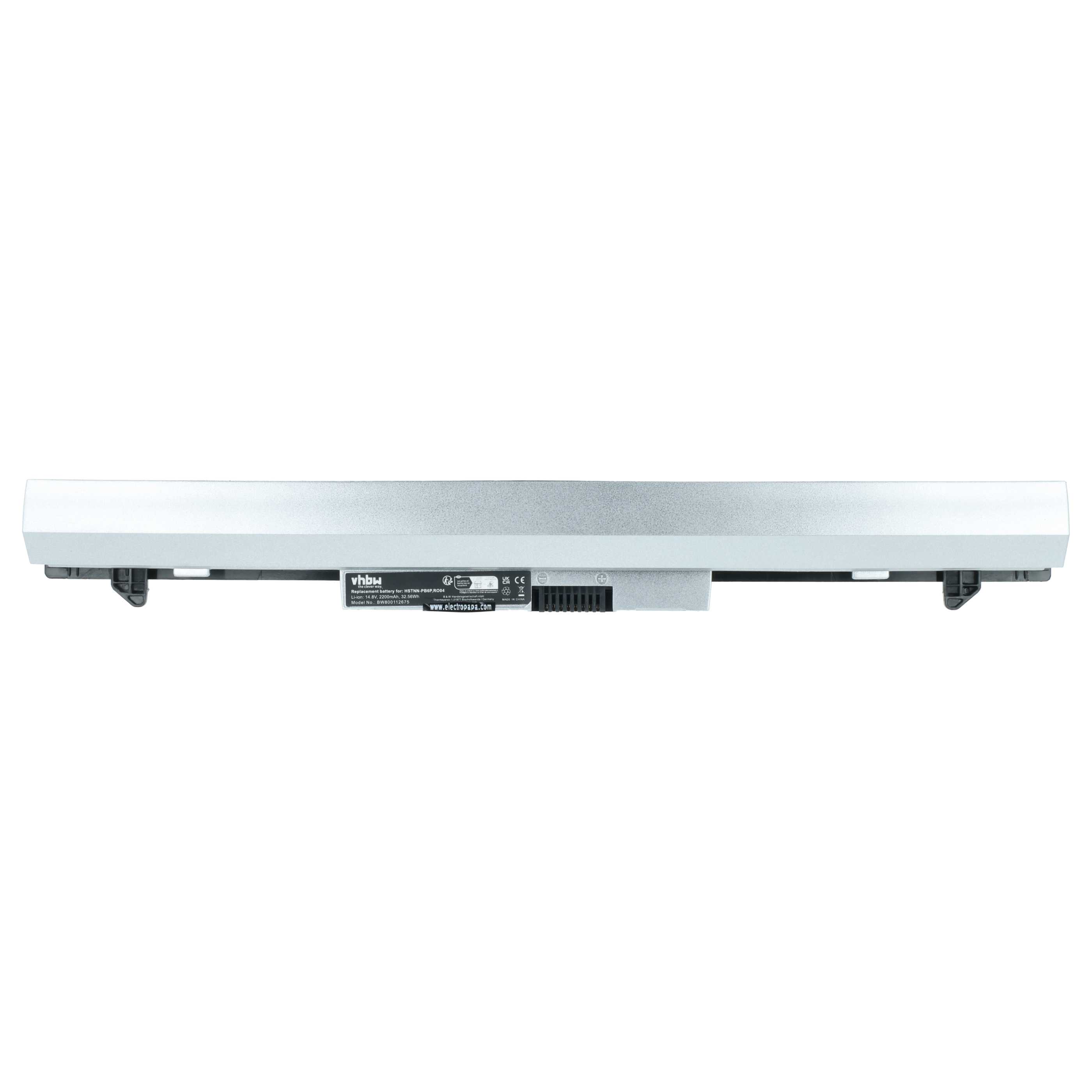 Akumulator do laptopa zamiennik HP HSTNN-PB6P, 811347-001, HSTNN-LB7A - 2200 mAh 14,8 V Li-Ion, czarny