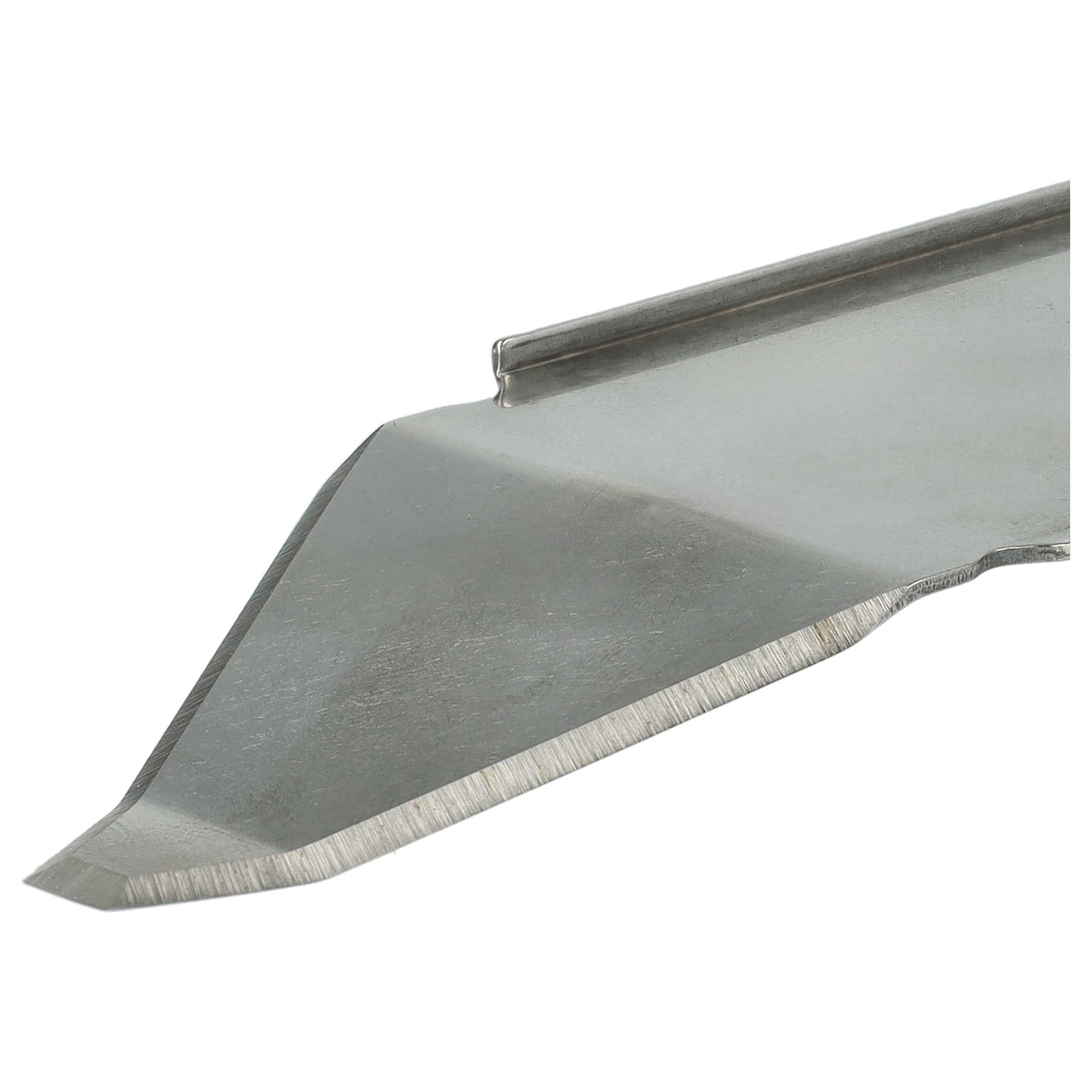 2x Exchange Blade replaces MTD 122-102-619 Cordless Lawnmower etc.stainless steel, Silver