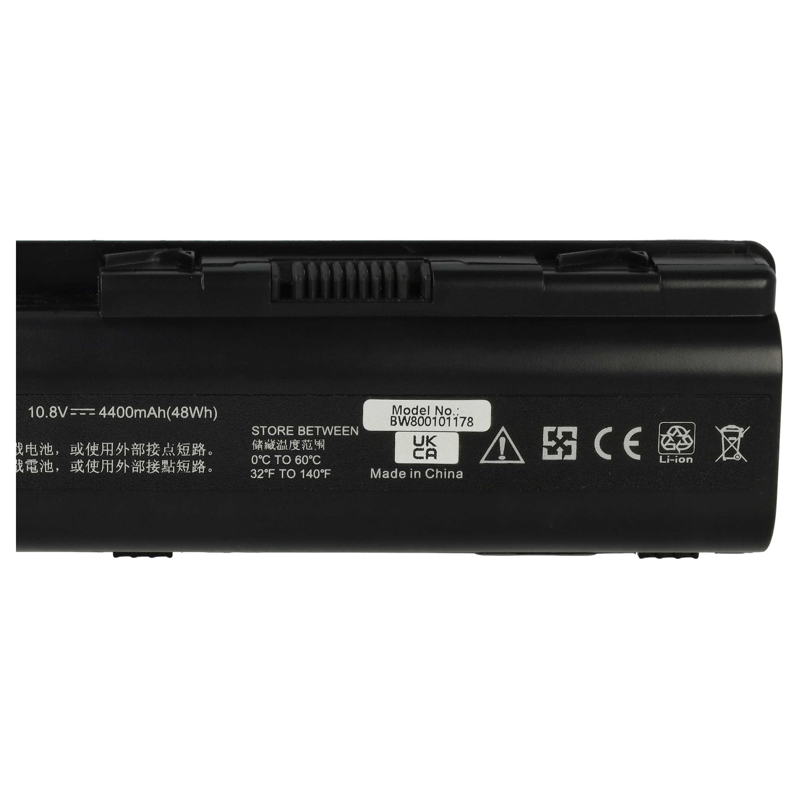 Akumulator do laptopa zamiennik HP 462890-541, 462890-542, 462890-761 - 4400 mAh 10,8 V Li-Ion, czarny