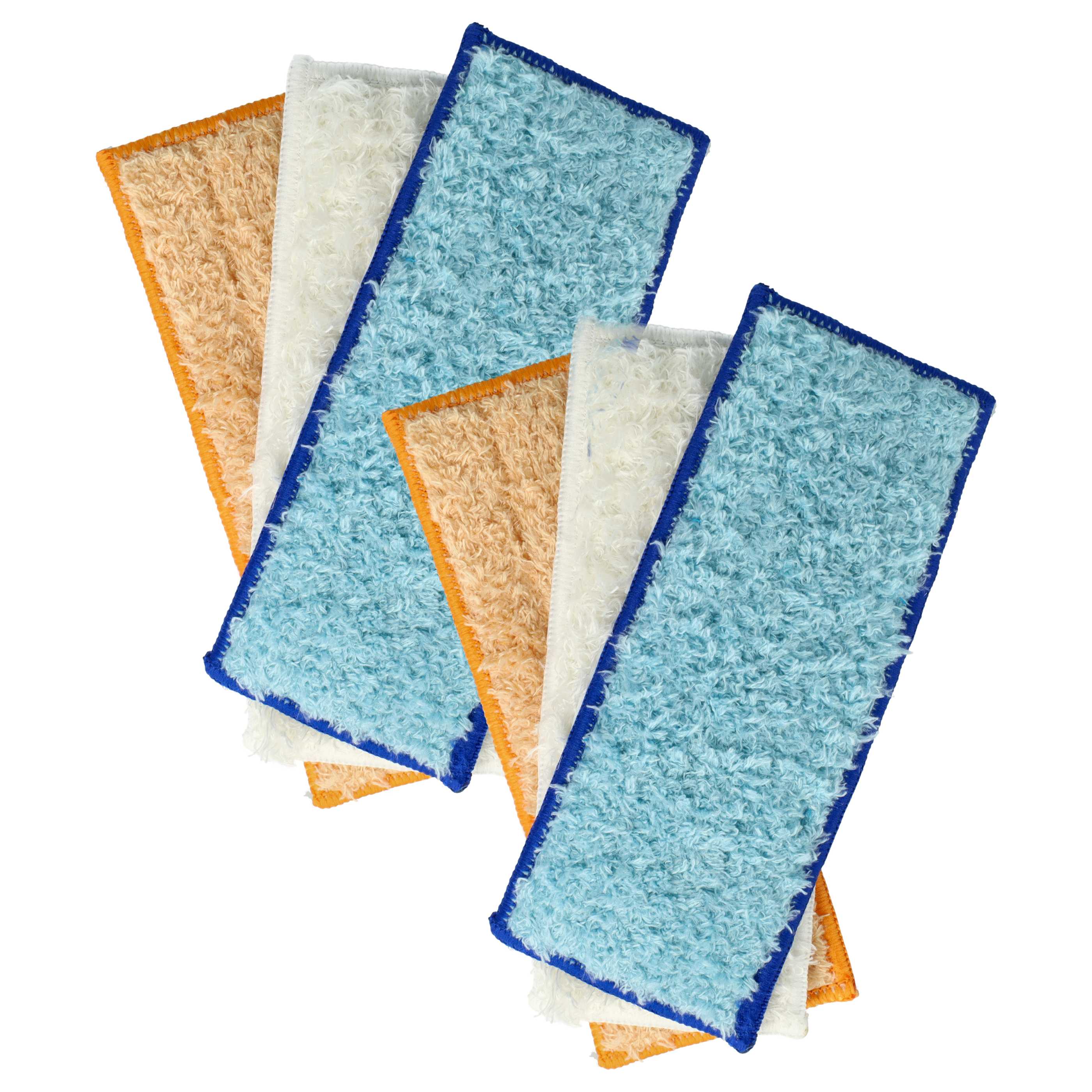 Cleaning Cloth Set (6 Part) suitable for iRobot Braava Jet 240, 250 Robot Vacuum - plastic