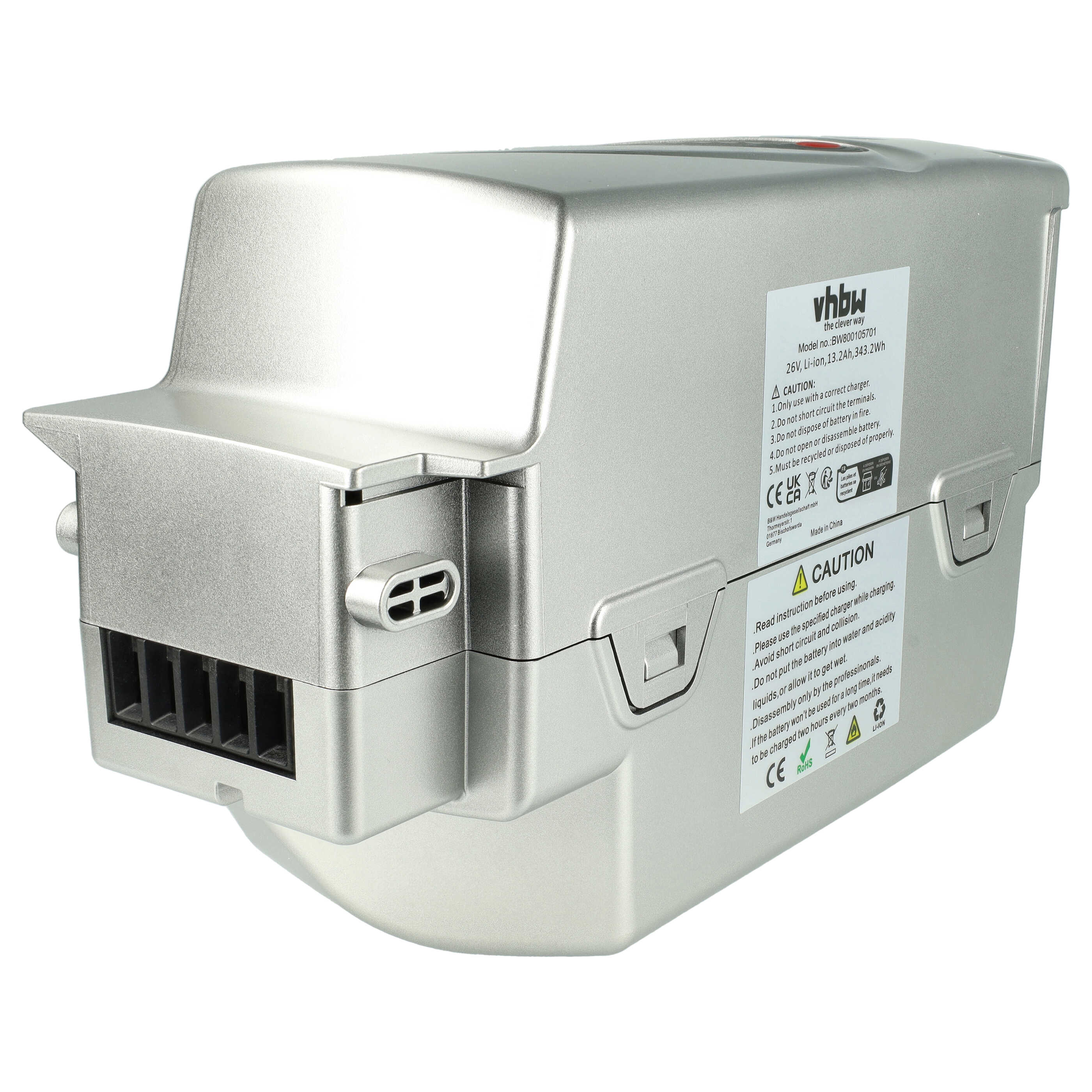 Batterie pour E-Bike Panasonic Flyer série - 13,2Ah 25,2V Li-ion gris