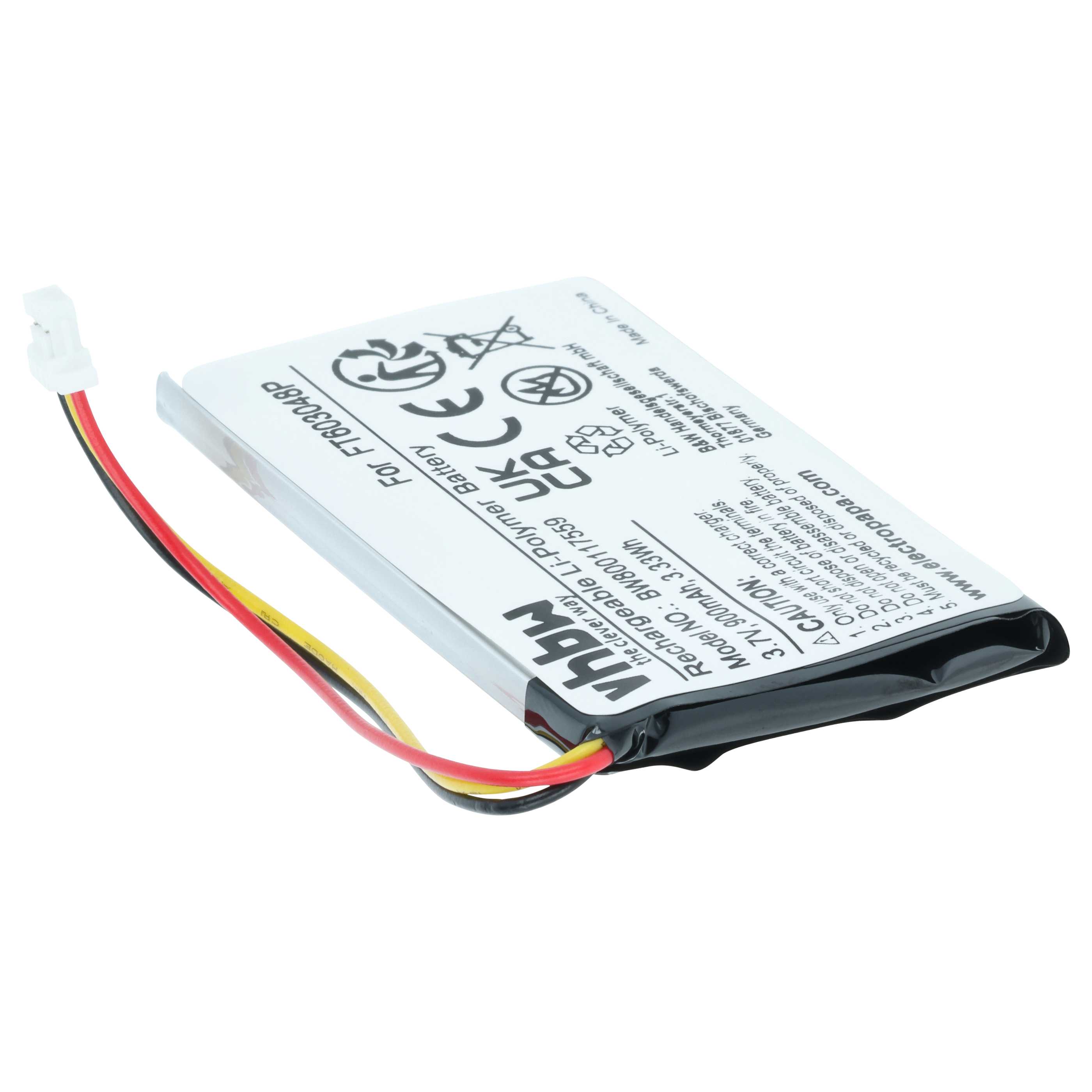 Akumulator do słuchawek bezprzewodowych zamiennik Turtle Beach FT603048P - 900 mAh 3,7 V Li-Ion