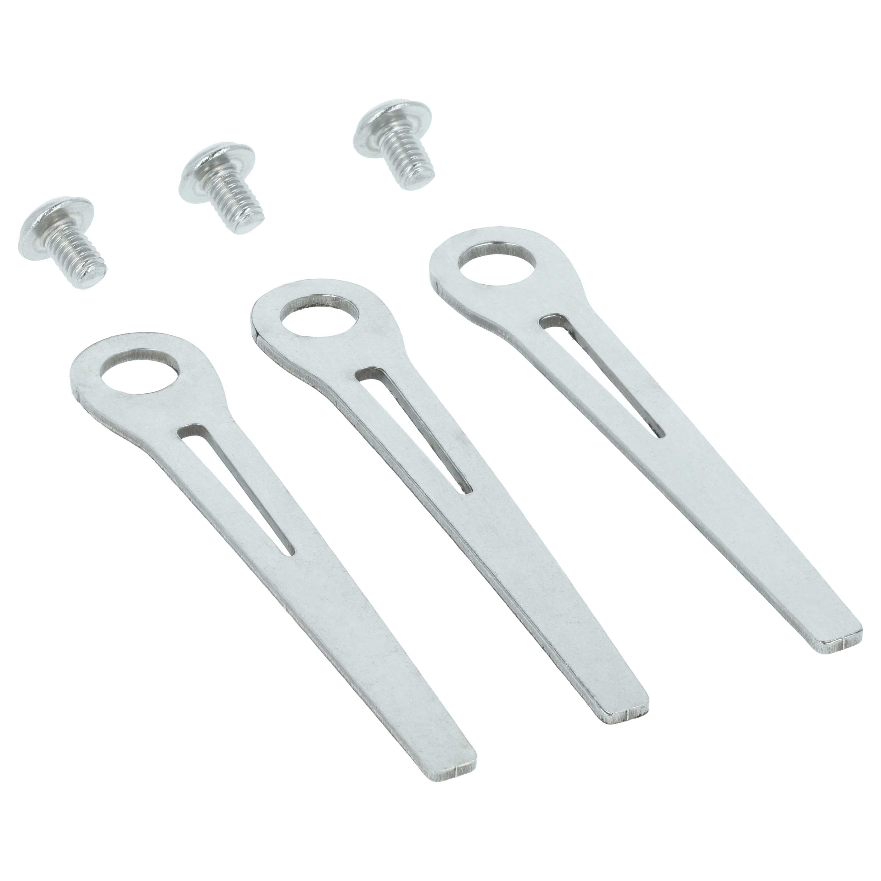 vhbw Set accessori da 7 pezzi sostituisce Gardena 5409-20 per tosaerba - nero