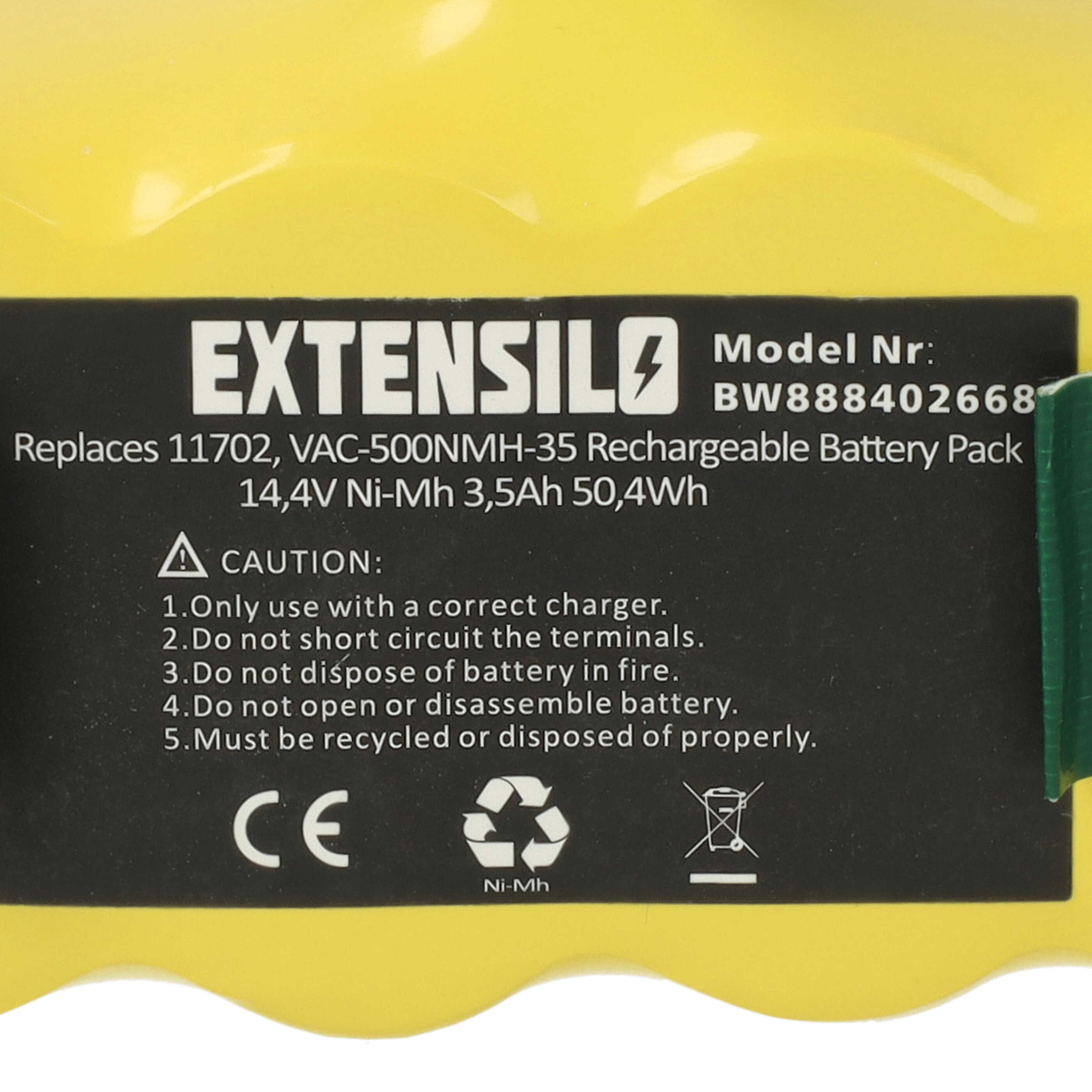 Battery Replacement for 80501e, 80601, 11702, 68939, 80501, 855714, 4419696 for - 3500mAh, 14.4V, NiMH