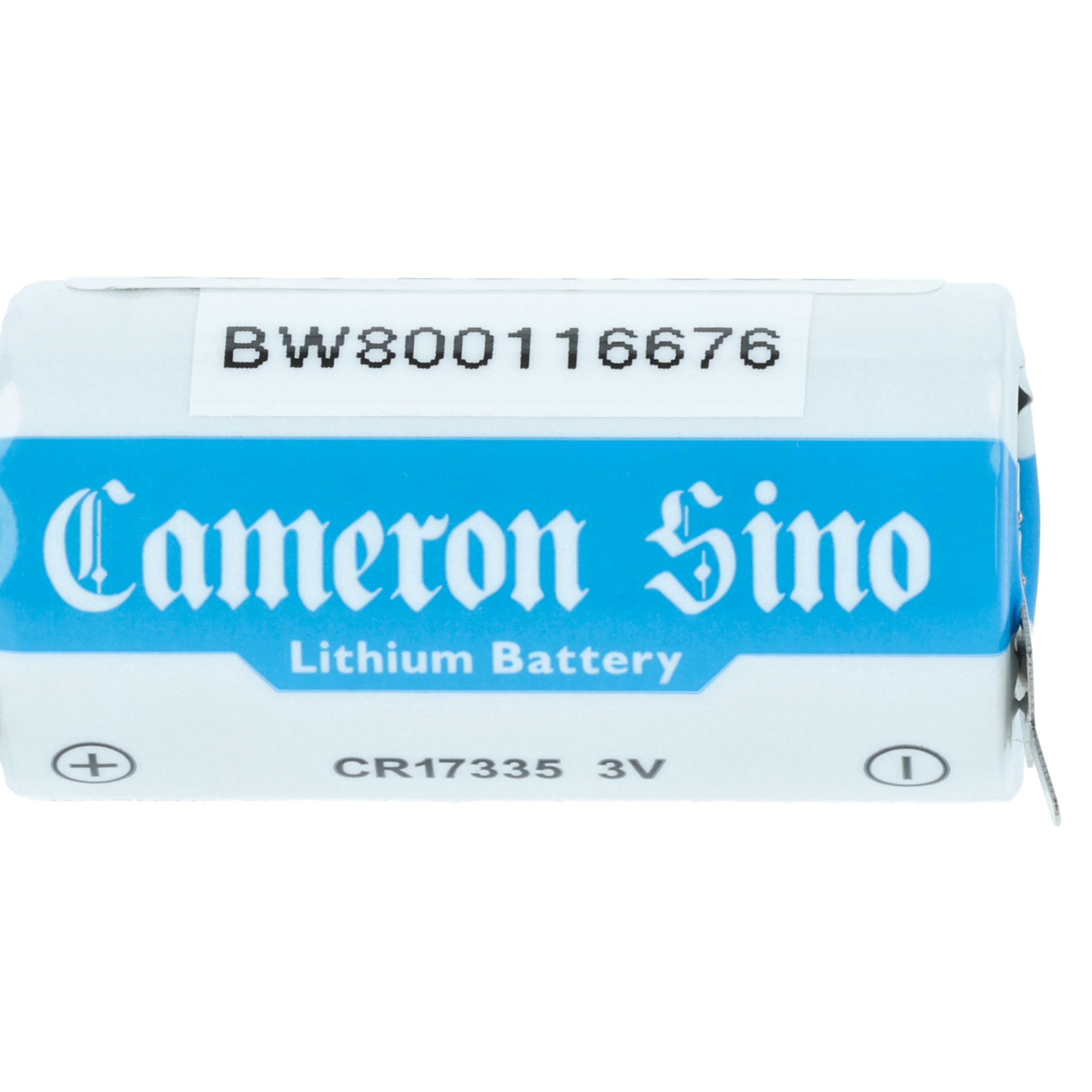 5x Akumulator do PLC programowalnego sterownika zamiennik Panasonic BR-2/3AG, BR17335 - 1450 mAh 3 V Li-MnO2