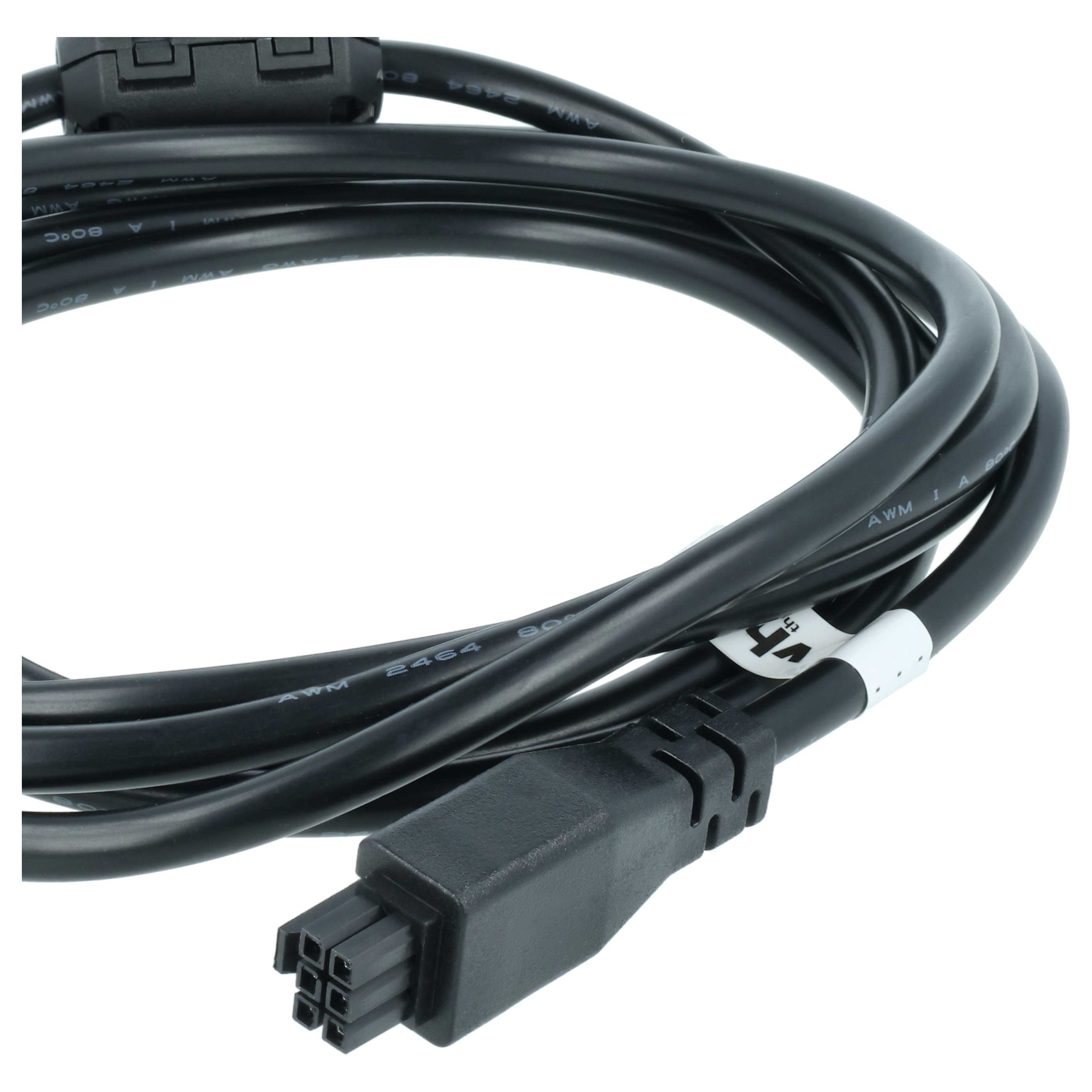 Cable AMS de 6 polos para impresoras 3D Bambu Lab P1P, P1S, X1 - Cable BUS con filtro EMI, 2 m, negro