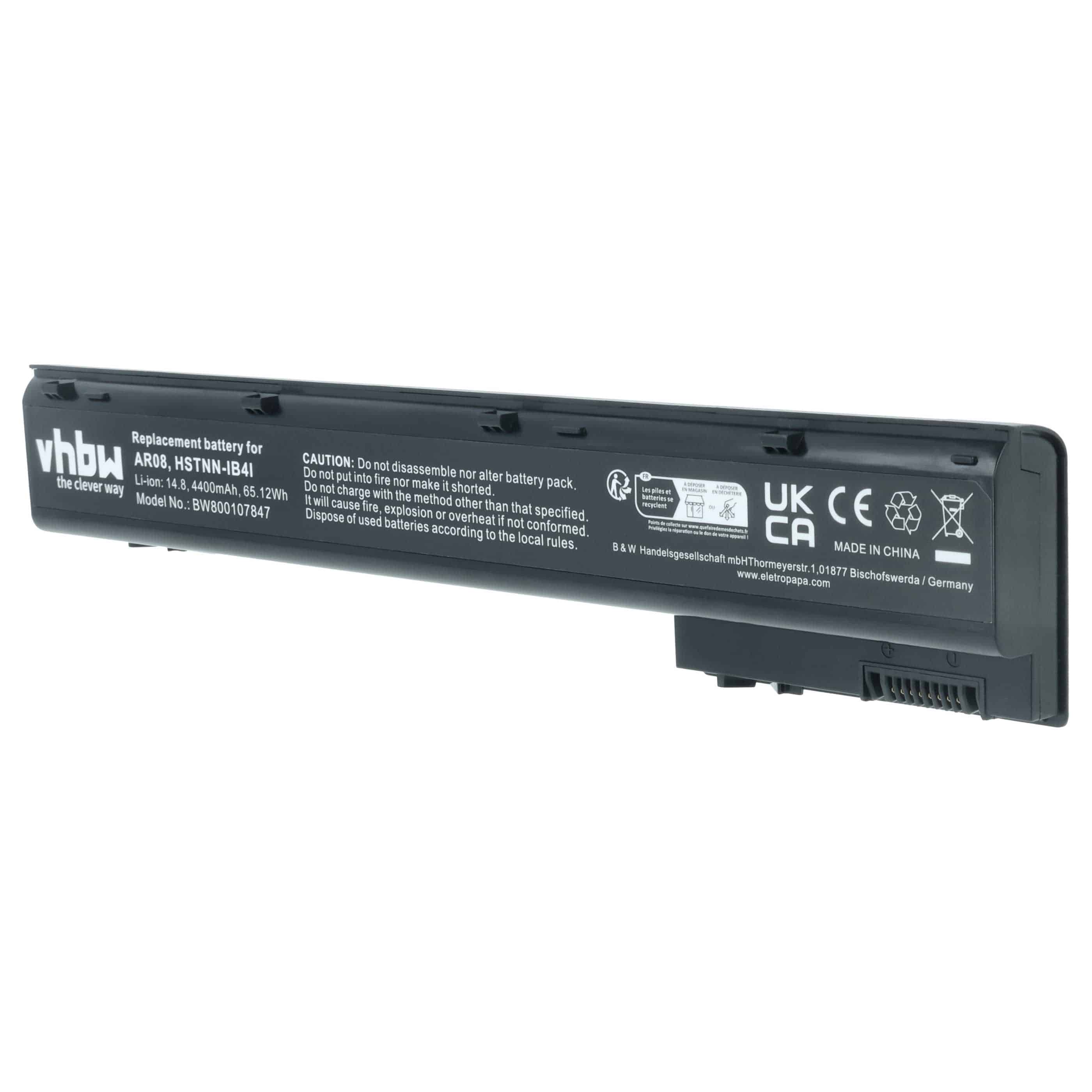 Akumulator do laptopa zamiennik HP 707614-121, 1588-3003, 707614-141 - 4400 mAh 14,4 V Li-Ion, czarny