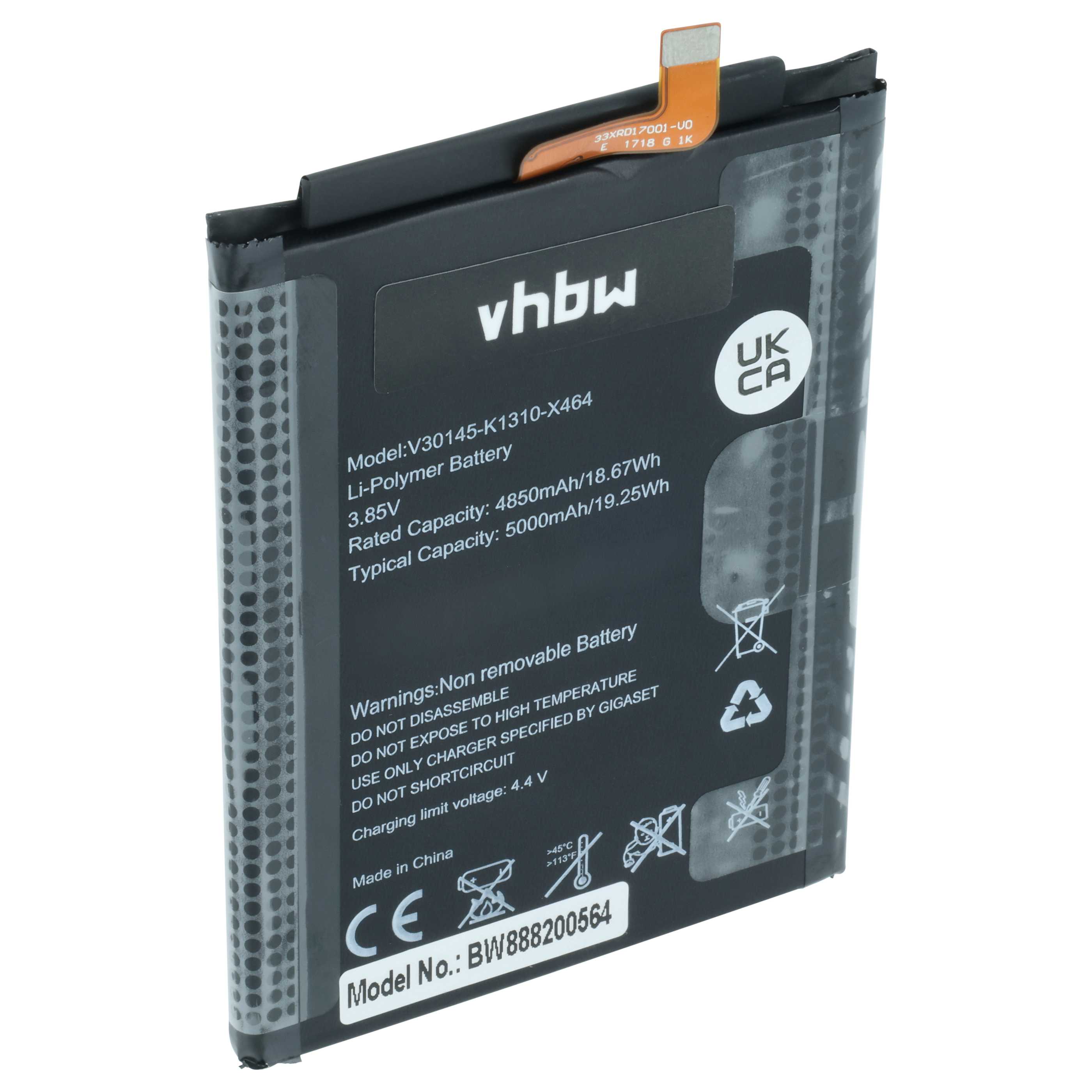 Akumulator do telefonu smartfona zamiennik Gigaset V30145-K1310-X464 - 4750 mAh 3,85 V LiPo