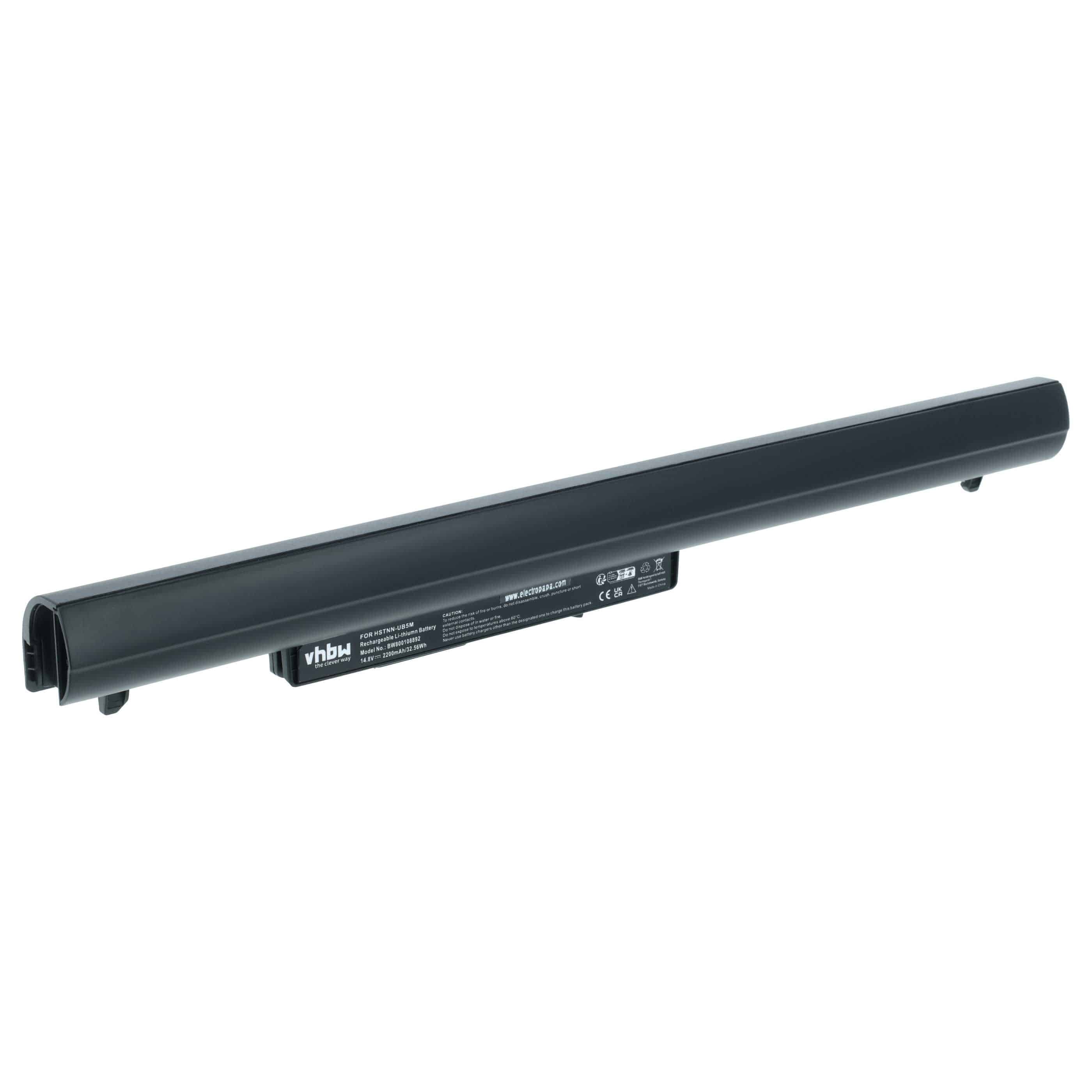Akumulator do laptopa zamiennik HP 728248-221, 728248-141, 728248-121 - 2200 mAh 14,8 V Li-Ion, czarny