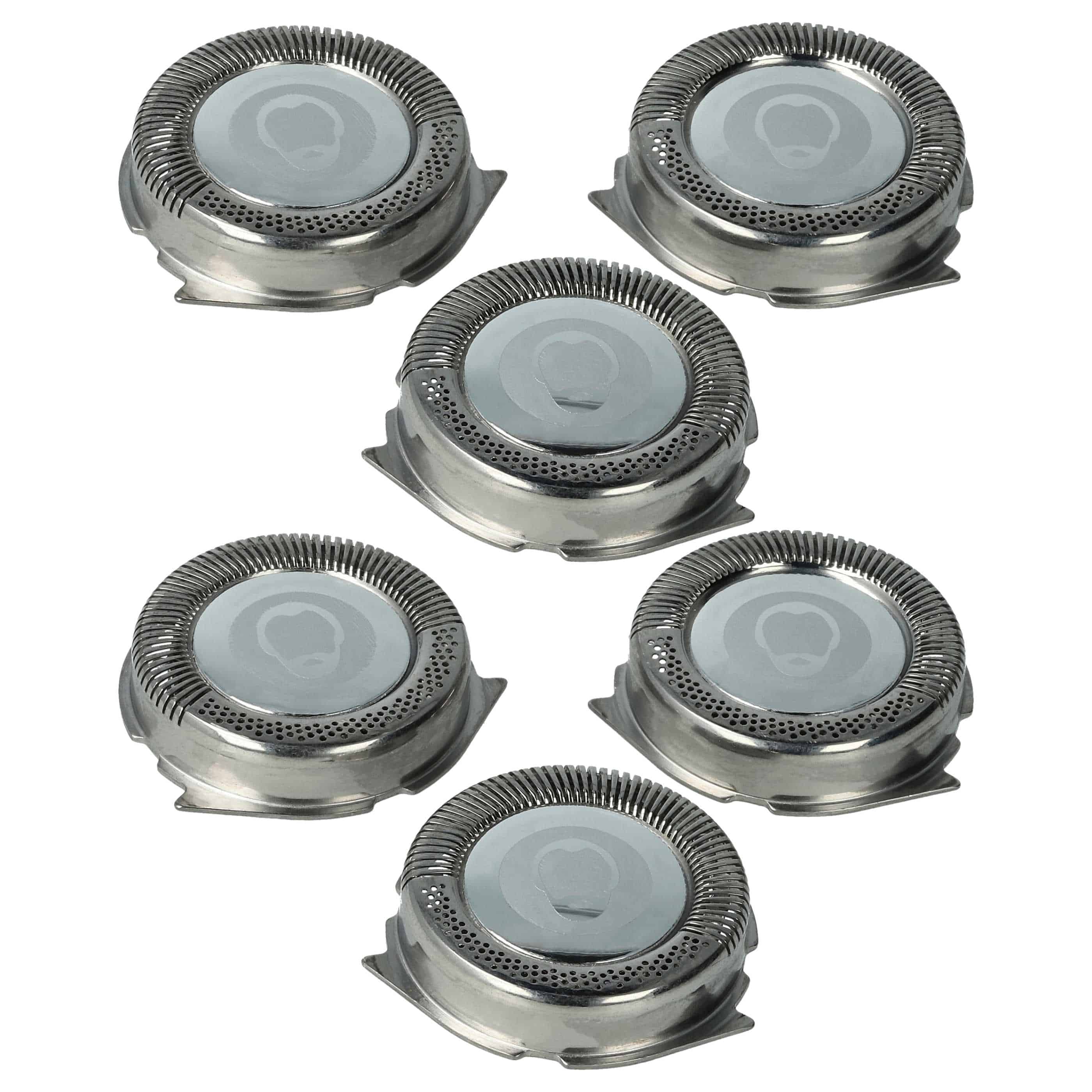 6x cabezales reemplaza Philips HQ6 para afeitadoras Philips - plata