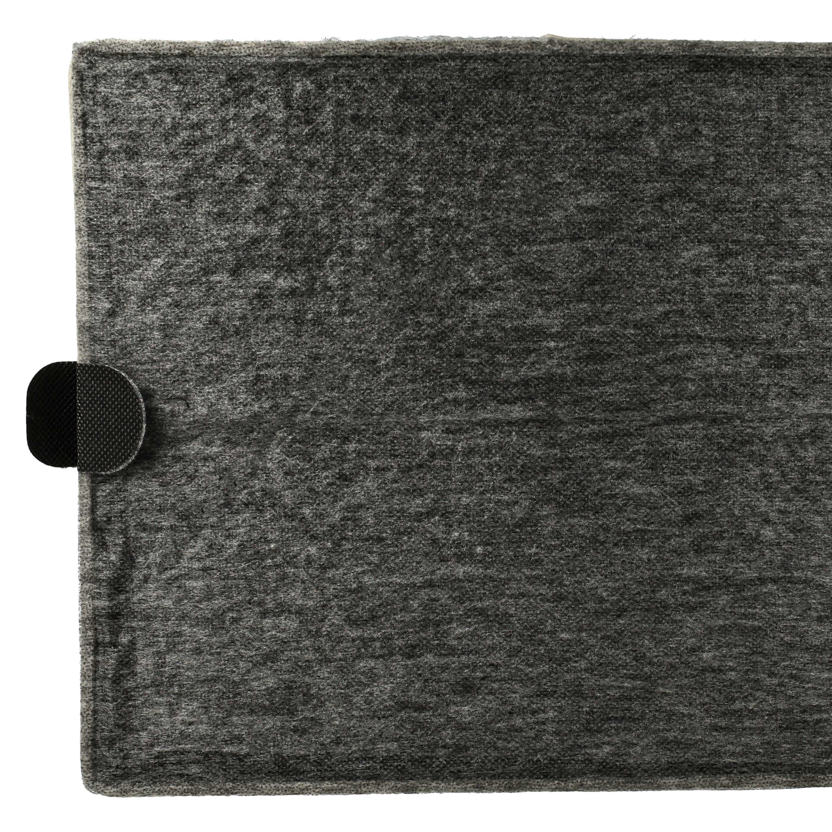 2x Filtres à charbon actif remplace Miele DKF12-1 pour hotte