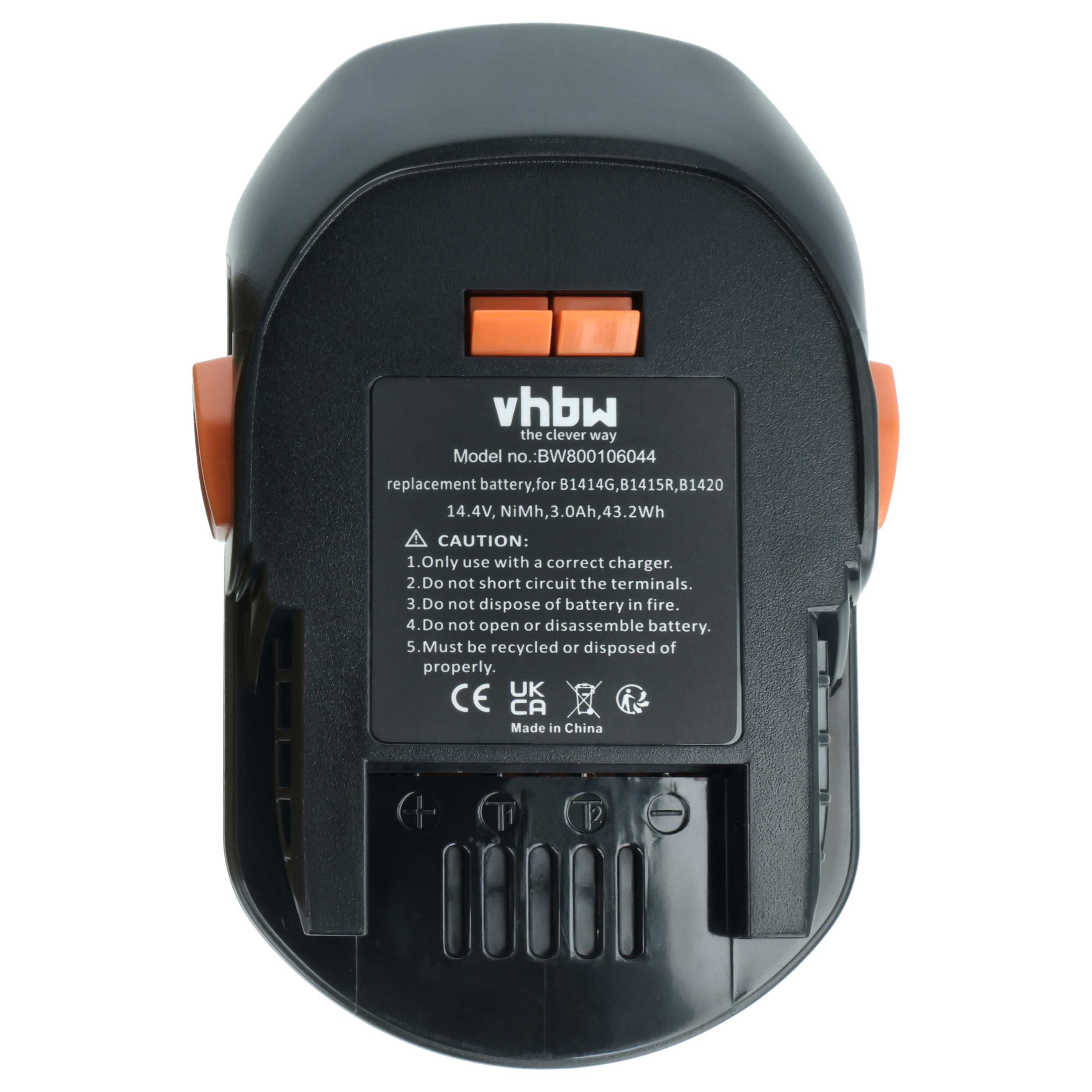 2x Batteria sostituisce AEG 4935413106, 4935416790, B1420, B1414G, B1415R per attrezzo - 3Ah 14,4V NiMH