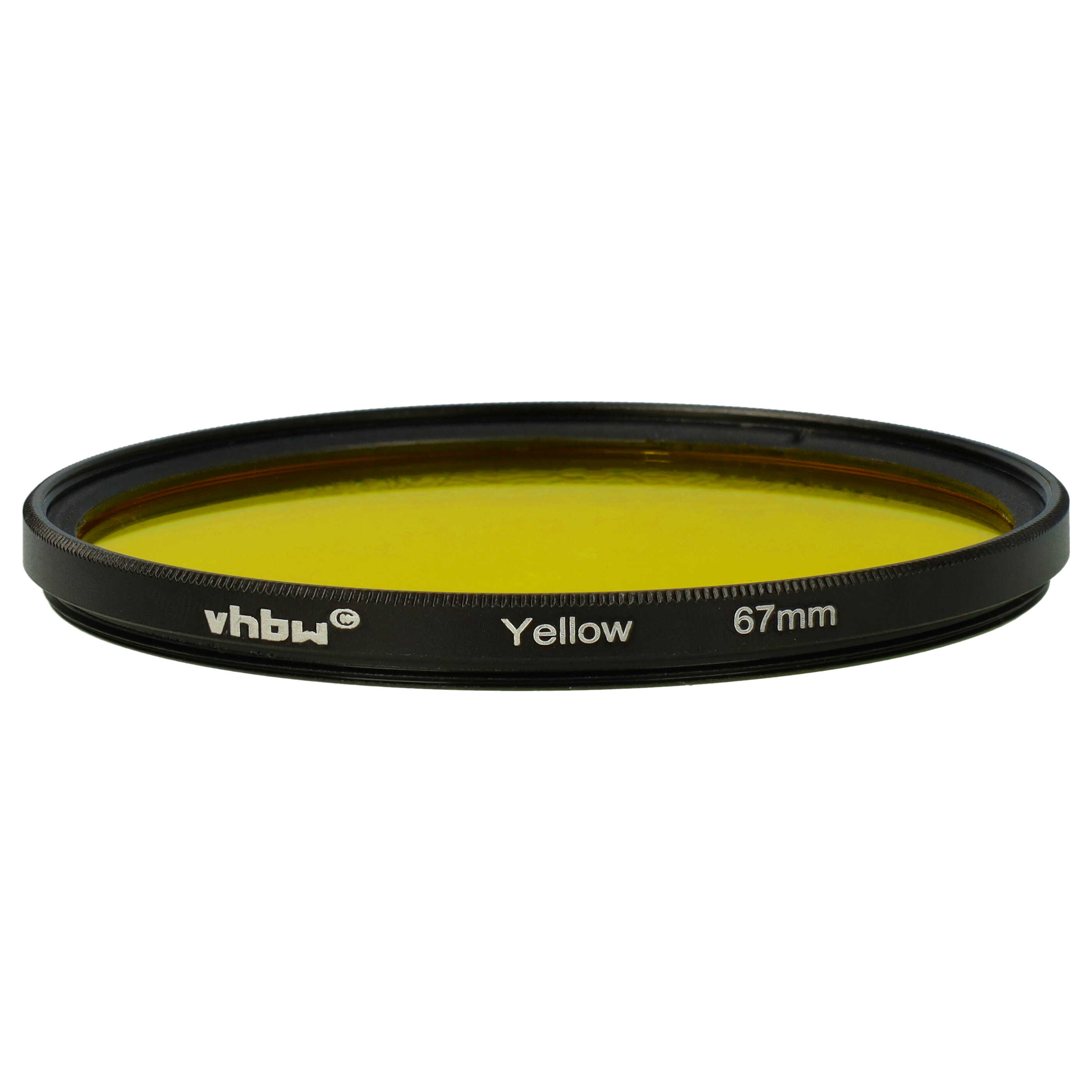 Filtro colorato per obiettivi fotocamera con filettatura da 67 mm - filtro giallo